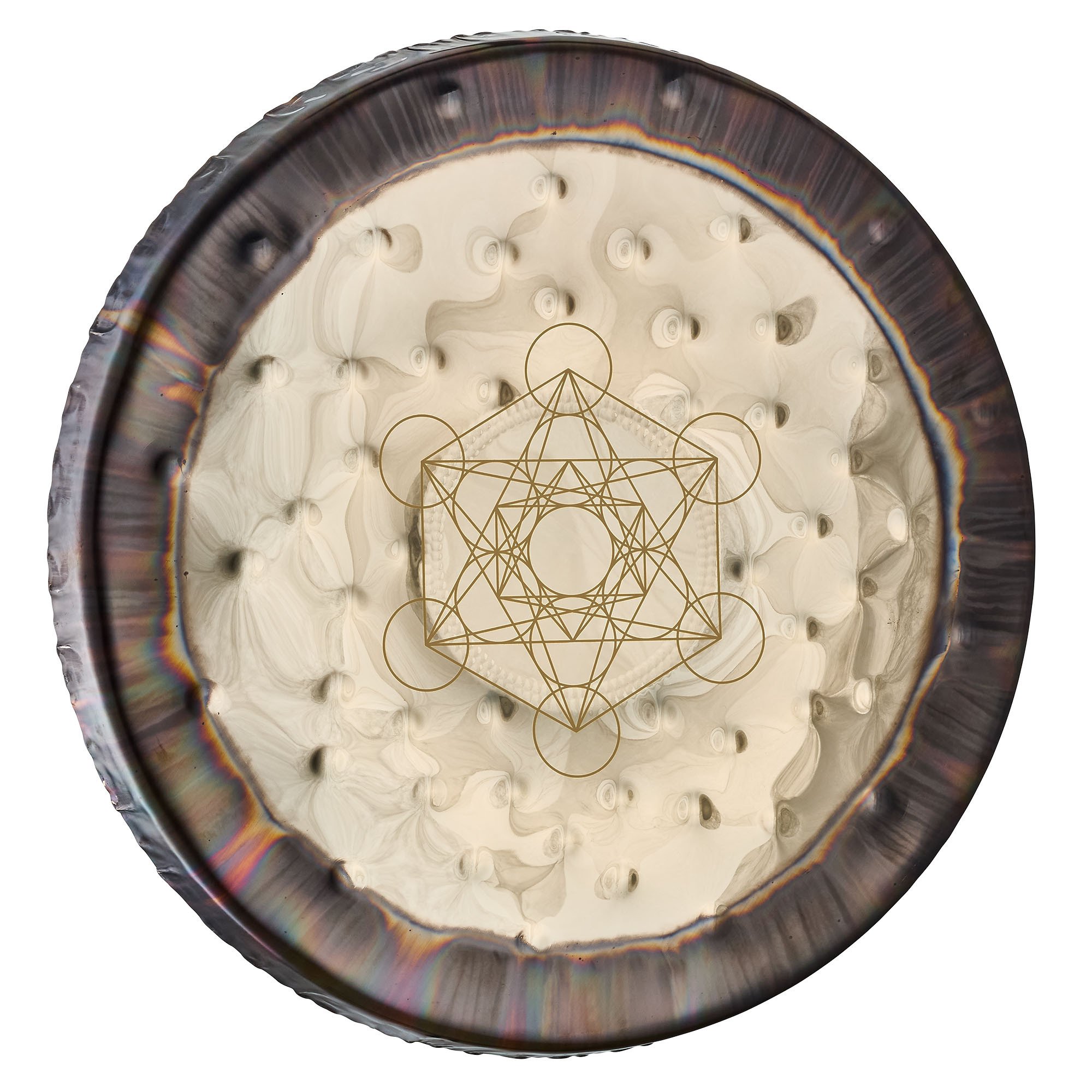 22" Soundscape Gong, Metatrons Würfel