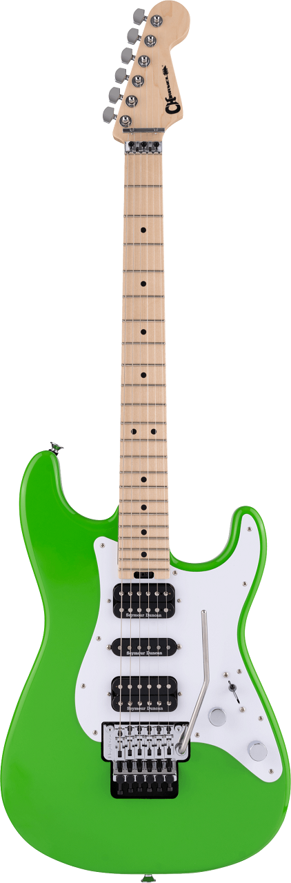 Pro-Mod So-Cal Style 1 HSH FR M, Maple Fingerboard, Slime Green