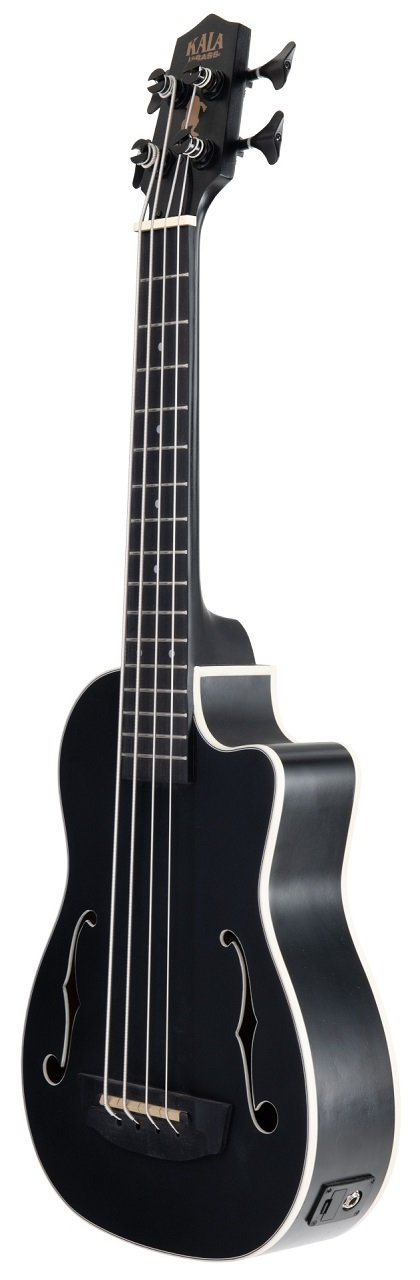 U-Bass Journeyman Fretted - Matte Black, with Bag