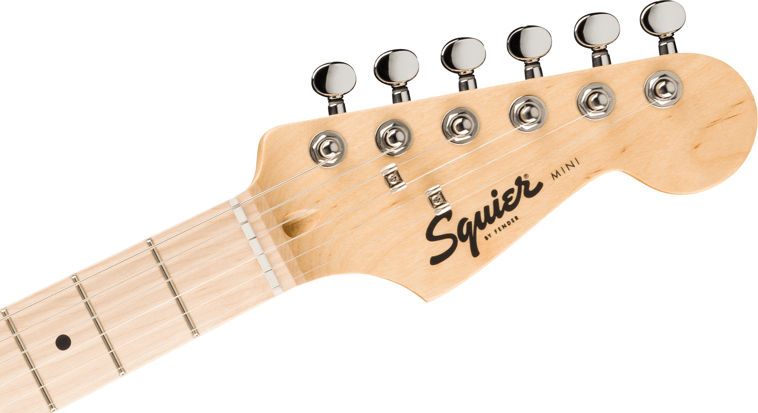 E-Gitarrenhals, Ahornholz, Naturfarben, Sechs Saiten, Gitarrenstimmwirbel
