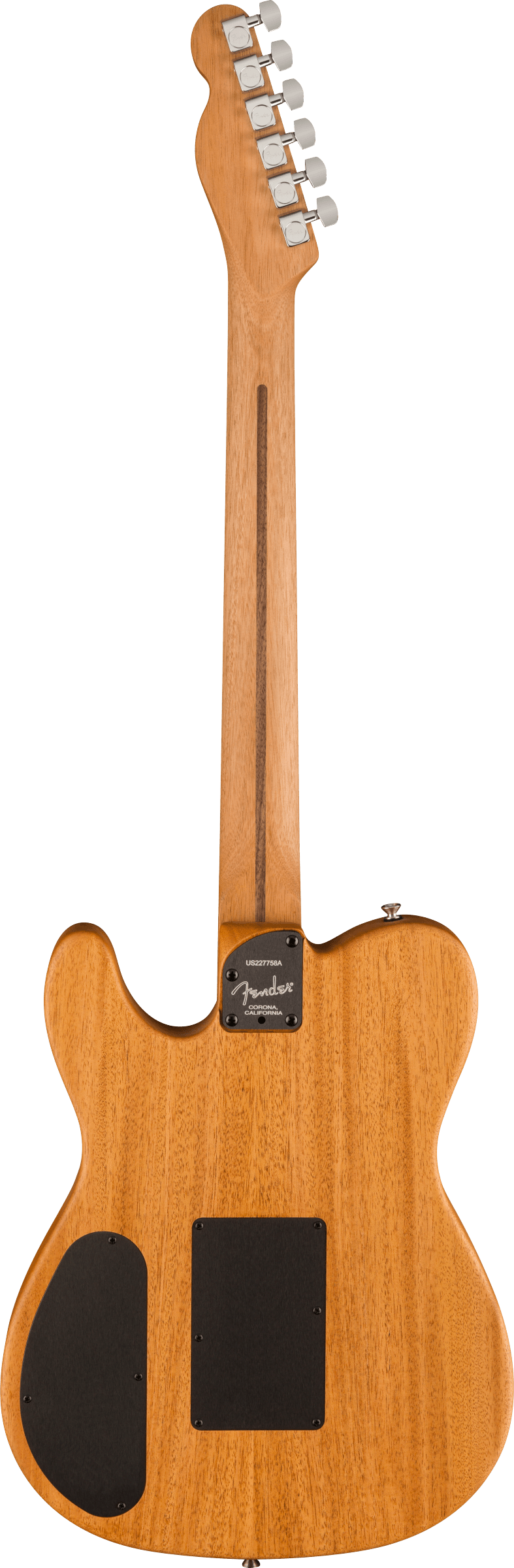 American Acoustasonic® Telecaster® All-Mahogany, Ebony Fingerboard, Natural