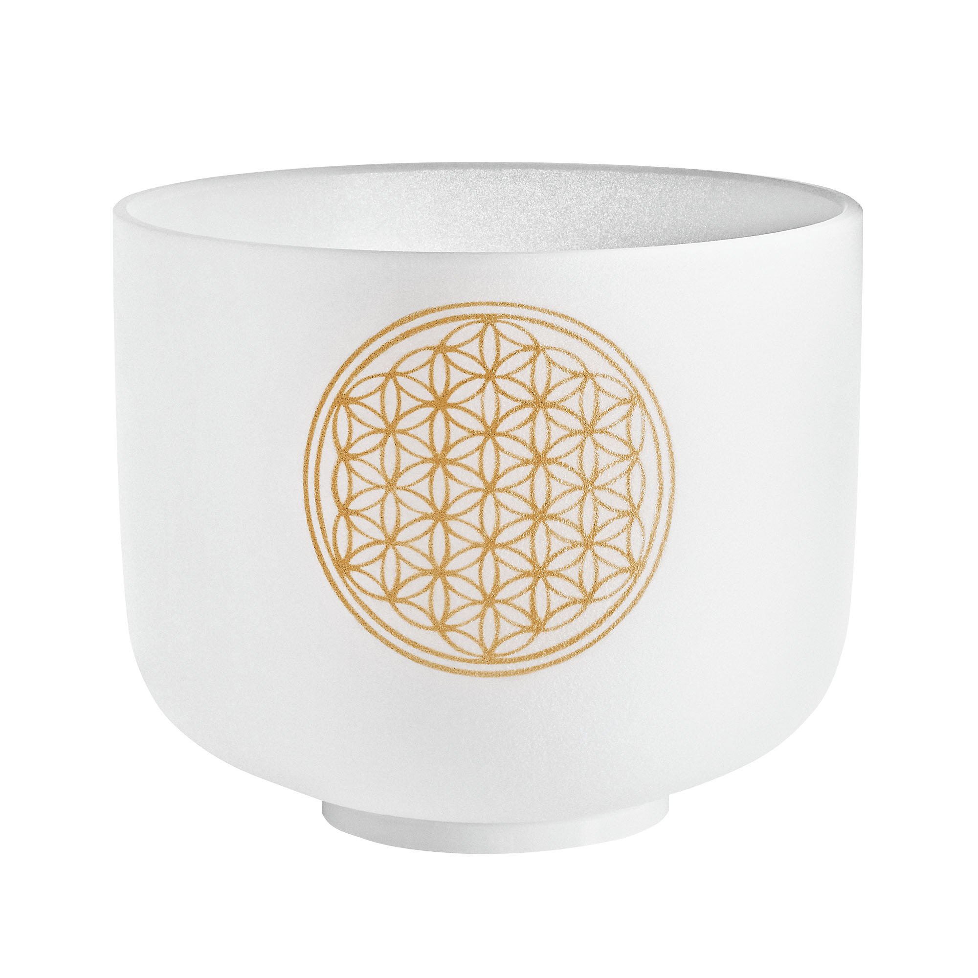 Kristallklangschale 8" Flower of Life 128Hz