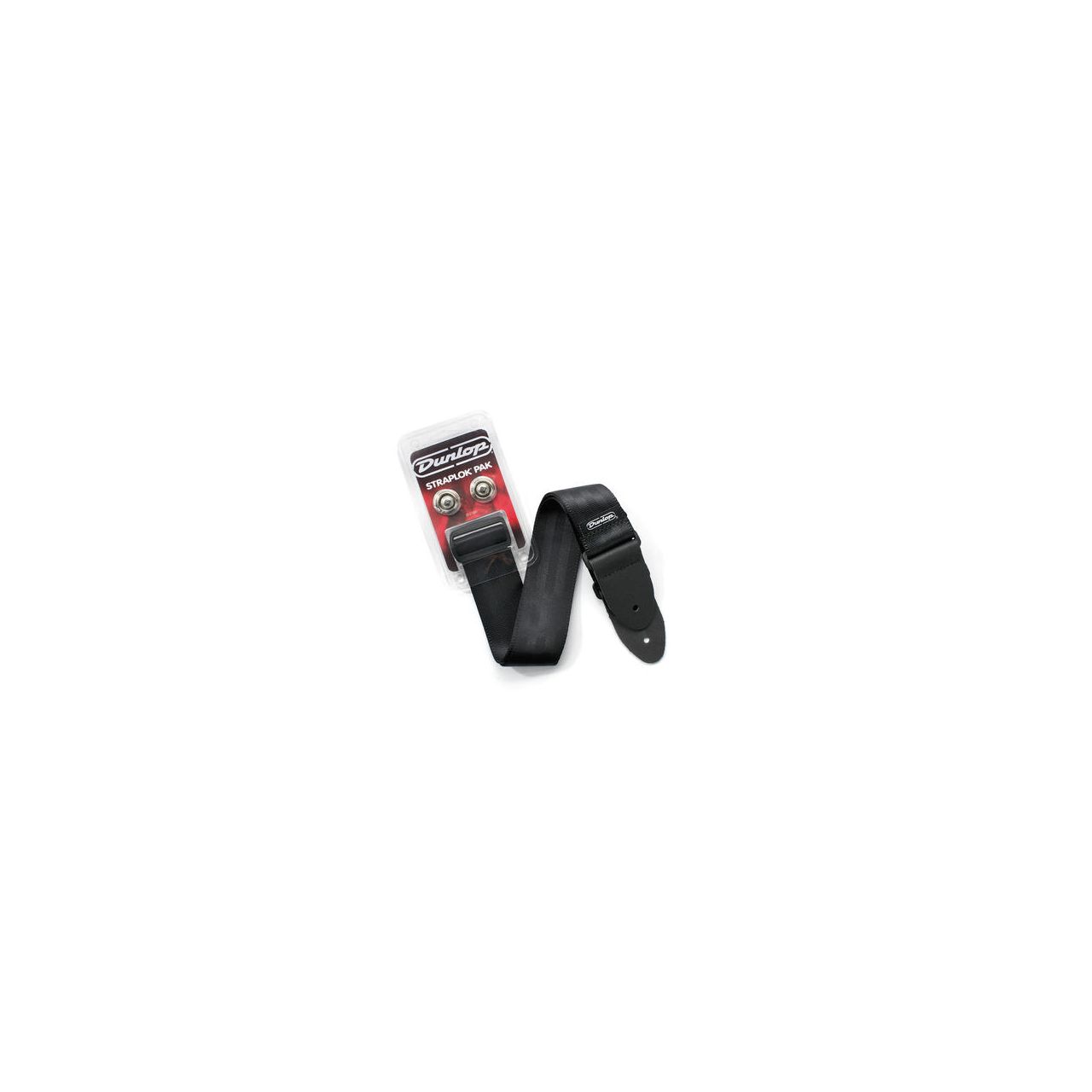 Straplok Pak - Dual Design Strap Retainer System 1 Set, nickel + Strap