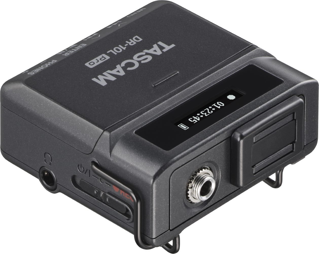 DR-10L Pro 32-Bit-Float-Audiorecorder mit Lavalier-Mikrofon