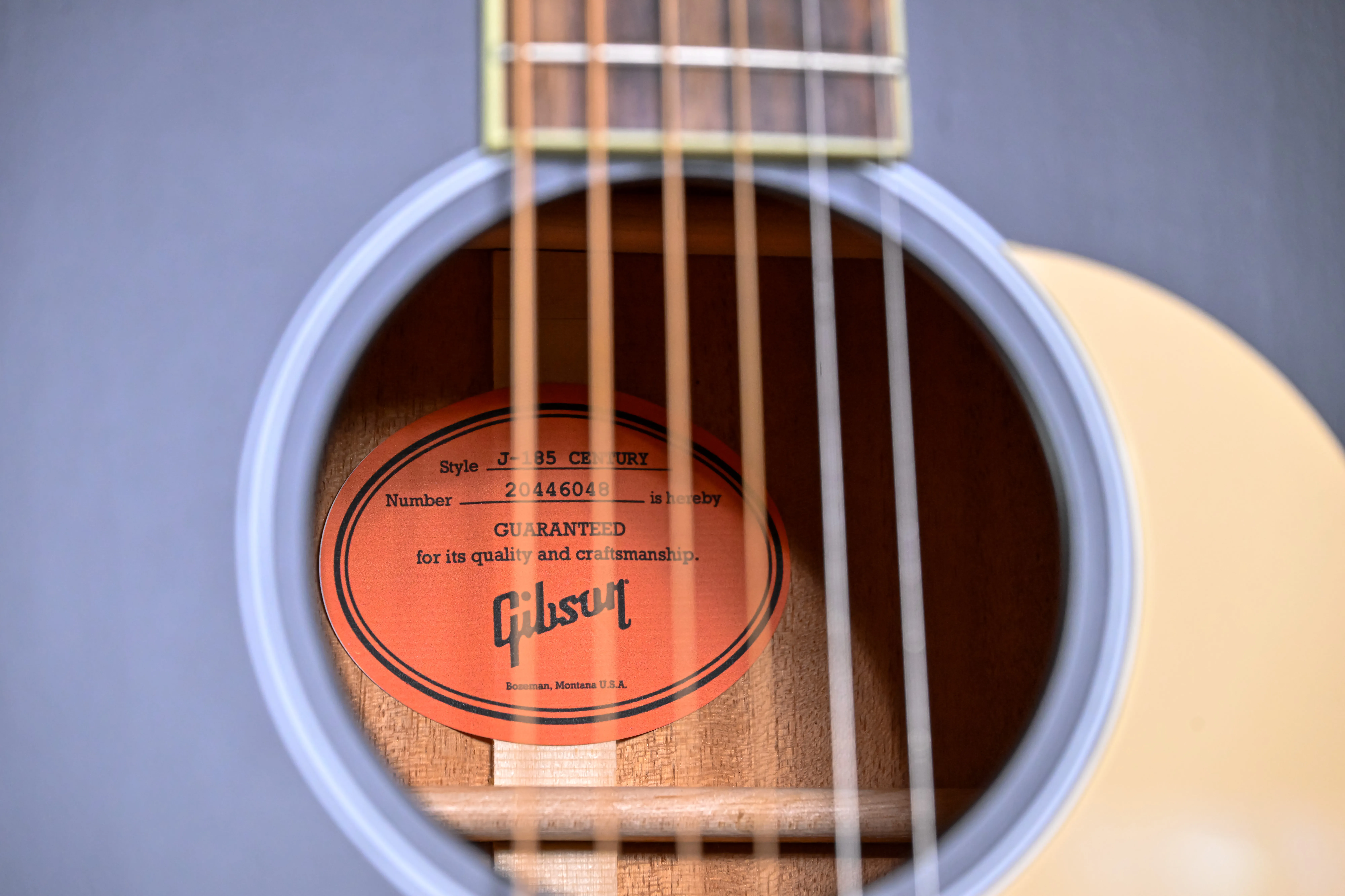 J-185 Century 12-Fret Ebony Jumbo Westerngitarre