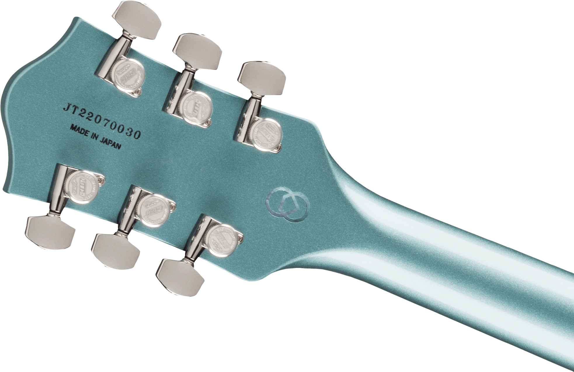 G6118T-140 LTD 140th Double Platinum Anniversary™ with String-Thru Bigsby®, Two-Tone Pure Platinum/S