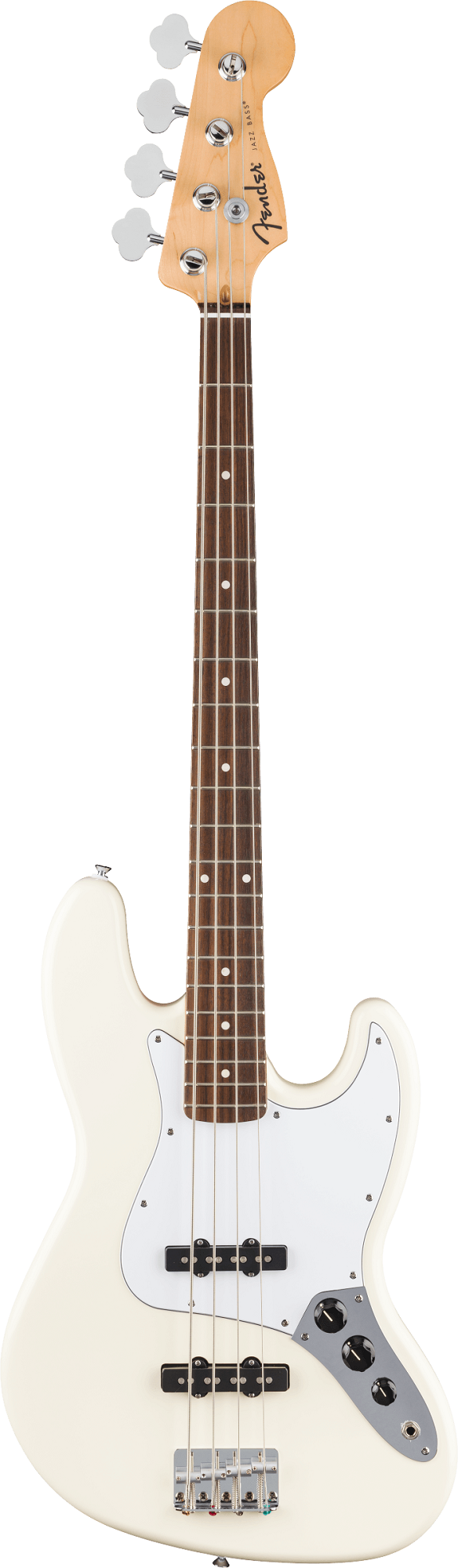 Fender Standard Jazz Bass in Olympic White Frontansicht