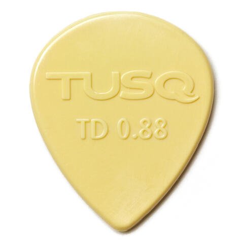 TUSQ - Tear Drop Picks, Player's Pack, 6 pcs., vintage white, 0.88 mm 