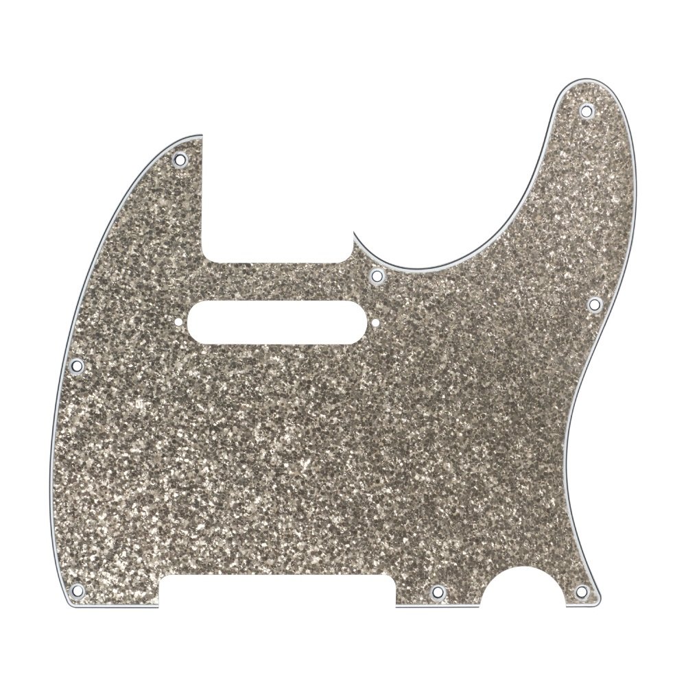 T-Style Pickguard (DPP TL SIS), Silver Sparkle