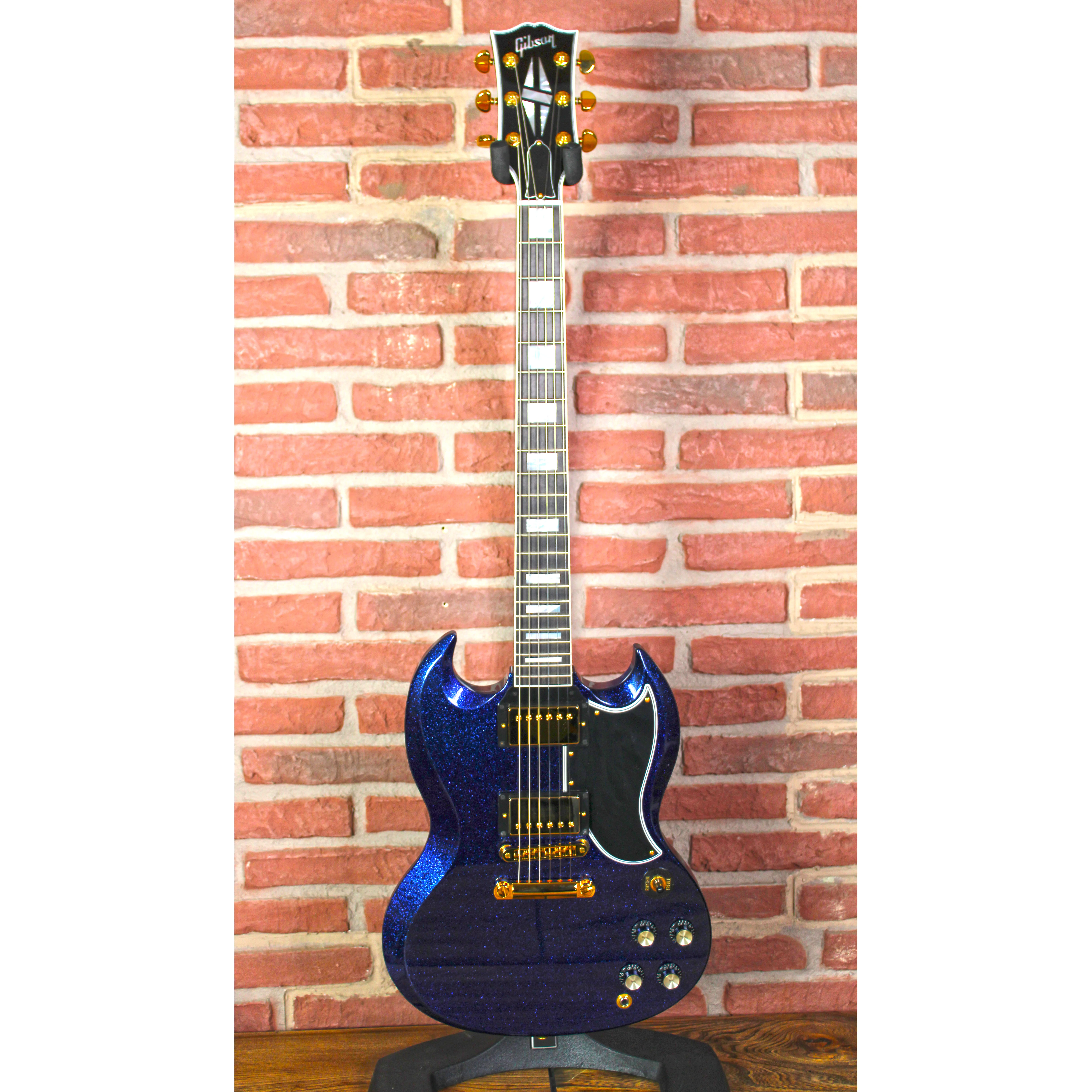 Gibson Custom M2M SG Custom Brunswick Blue Vorderansicht