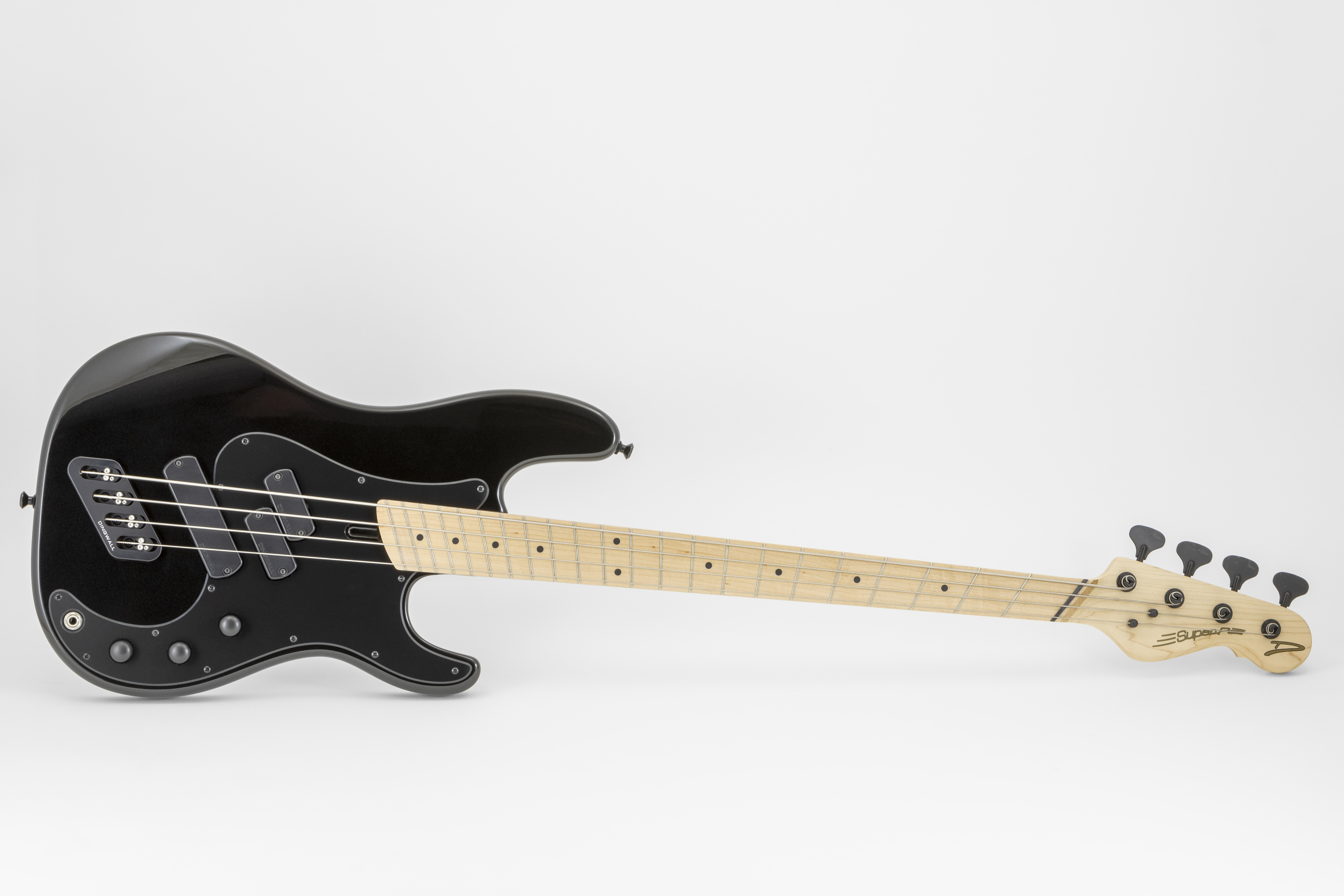 SP1 Maple 4-string Bass Gloss Metallic Black