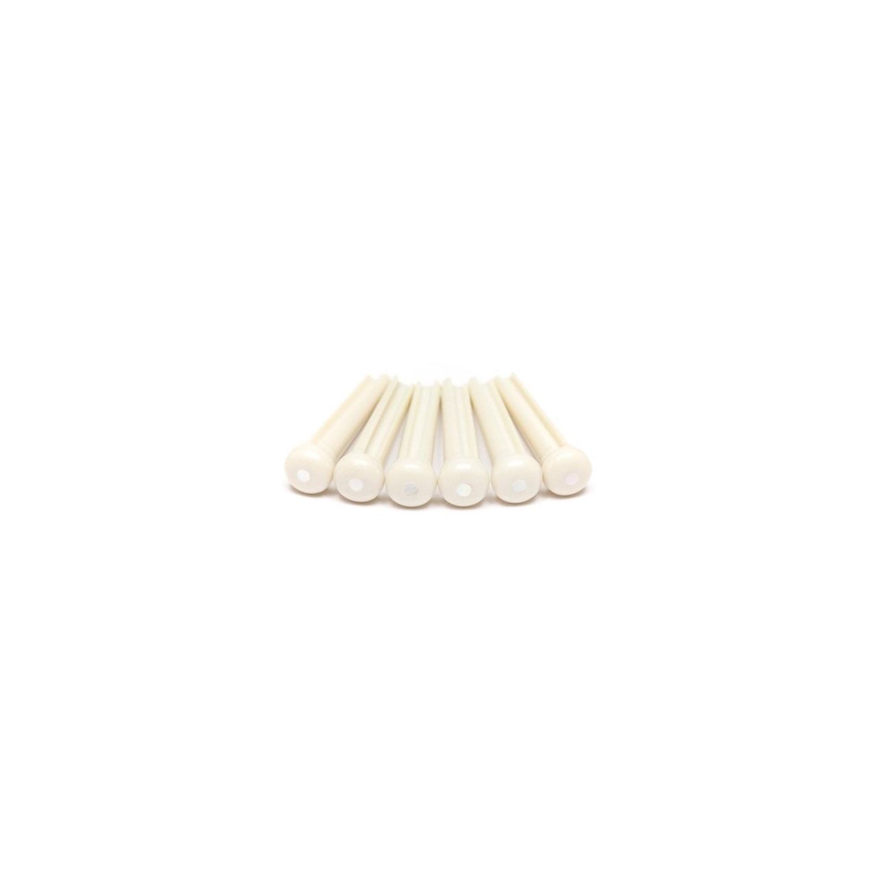 TUSQ Bridge Pins Martin 2 mm White-Mother of Pearl, 6 pcs