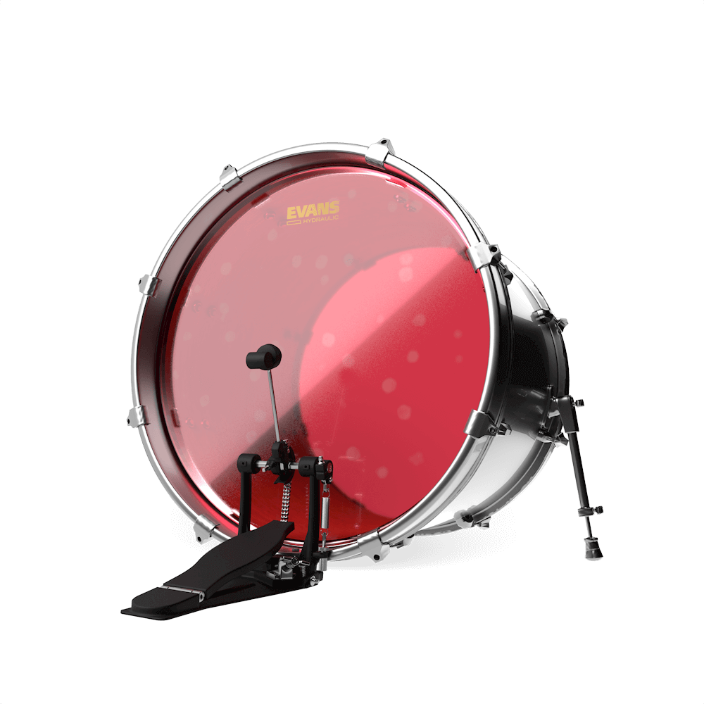 Hydraulic Red Bassdrumfell, Rot, 22 Zoll