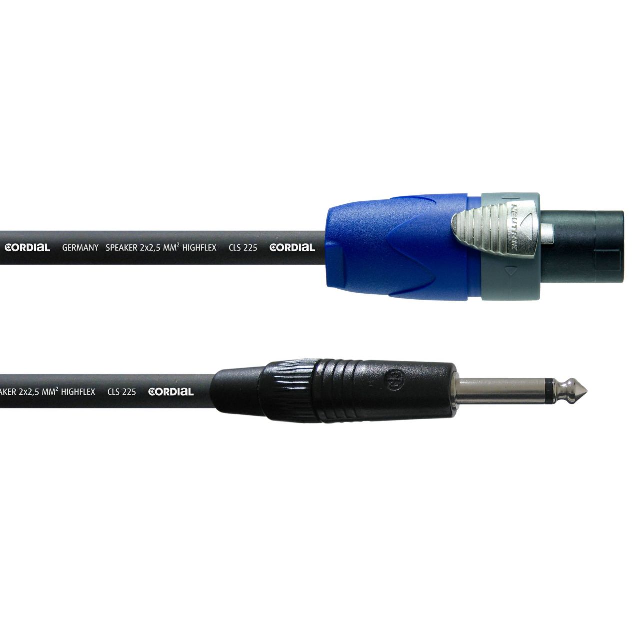 CPL 10 LP 25 - Lautsprecherkabel 10 m Speakerkabel Klinke-Speakon  