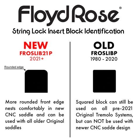 FROSLIB21P - Original String Lock Insert Blocks, 6 pcs. (2021+ Version)