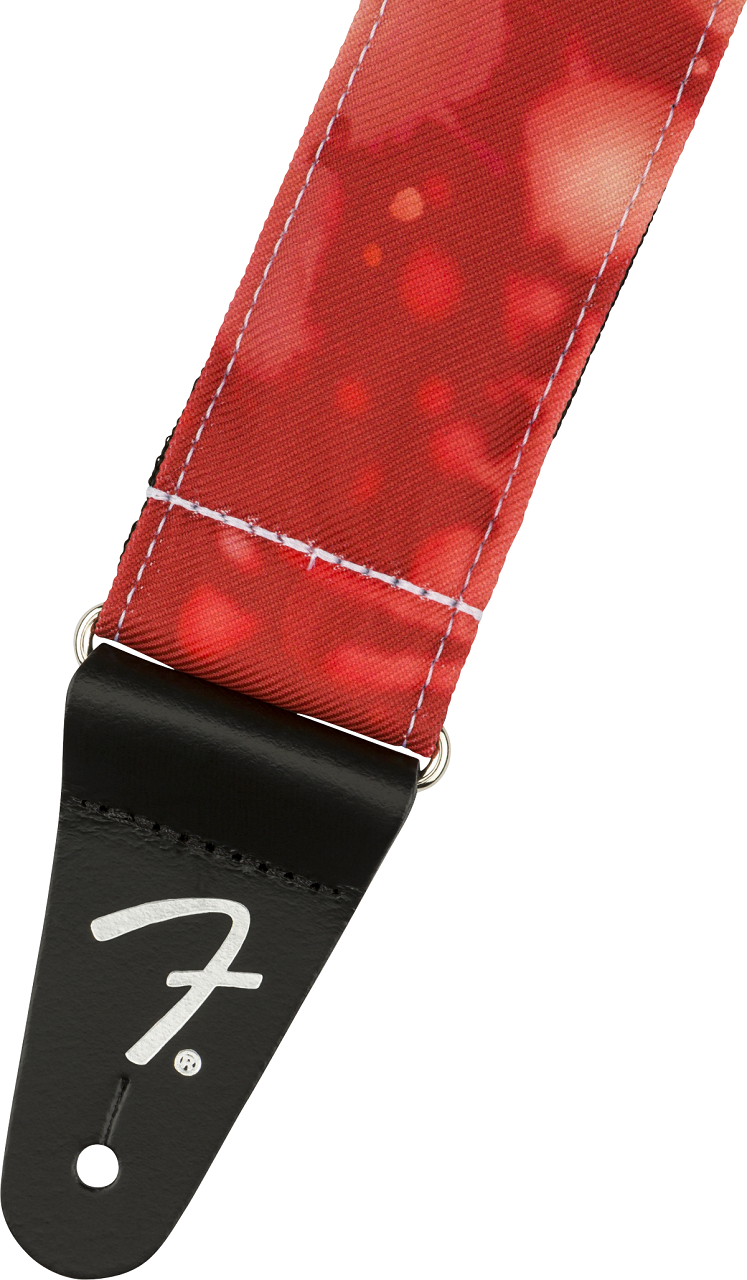 Tie Dye Acid Wash Strap, Red
