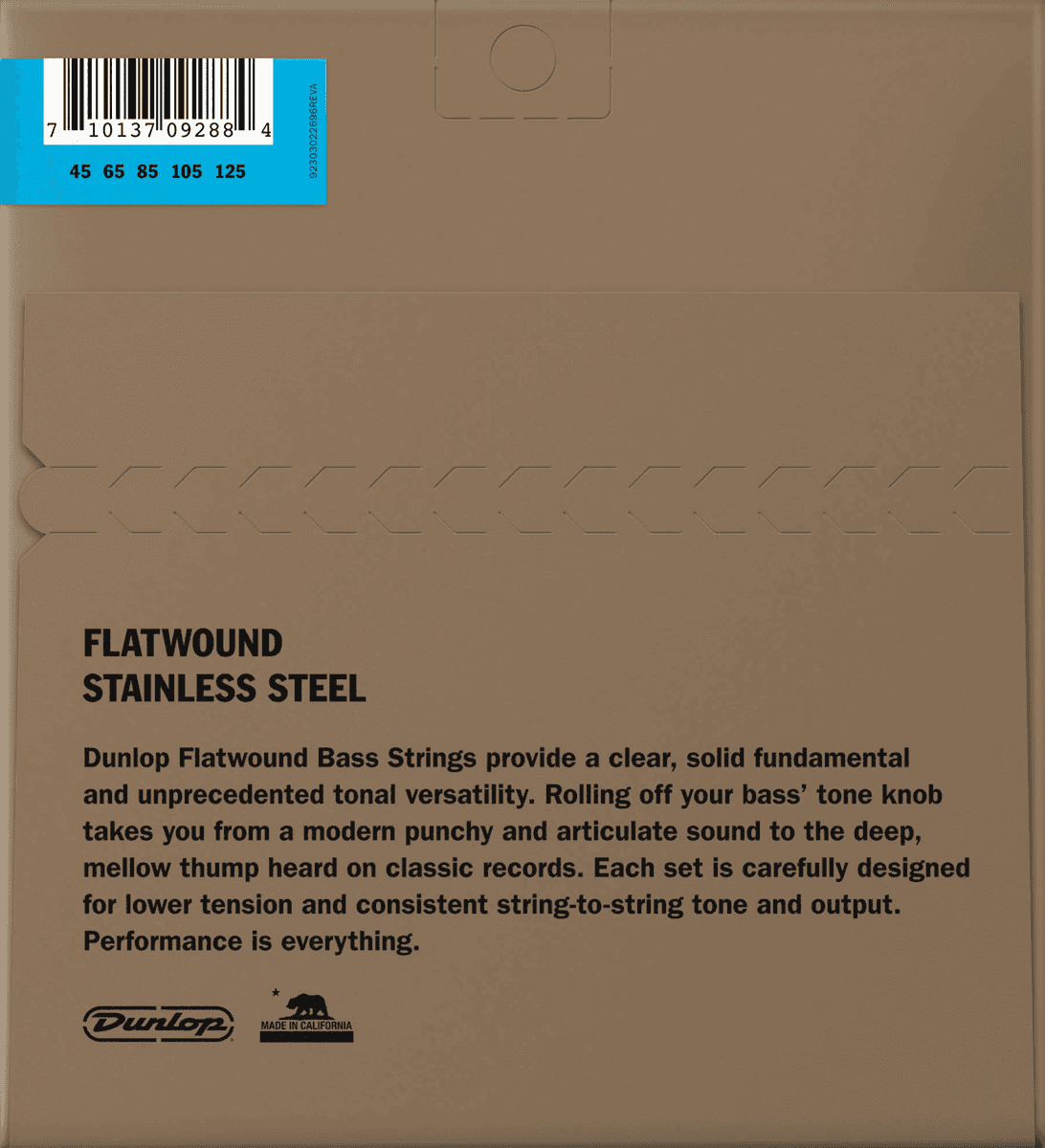 DBFS045125 045-125 Flatwound Bass String Set 5-String Medium