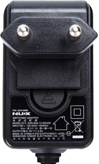 9V-Netzteil für Pedals (500 mA)