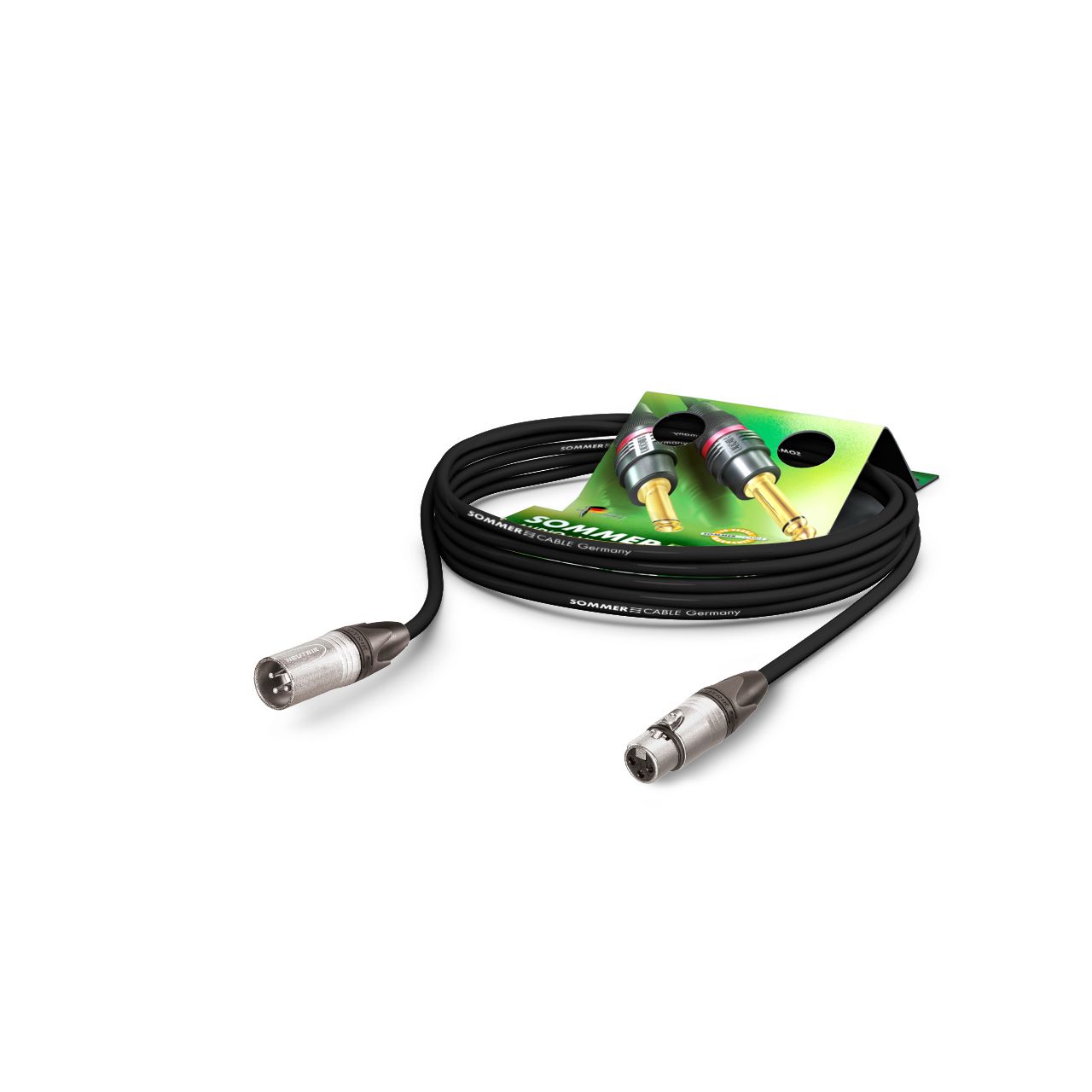 SommerCable Mikrofonkabel 30m - SC-Primus, 2 x 0,50 mm² | XLR / XLR, NEUTRIK