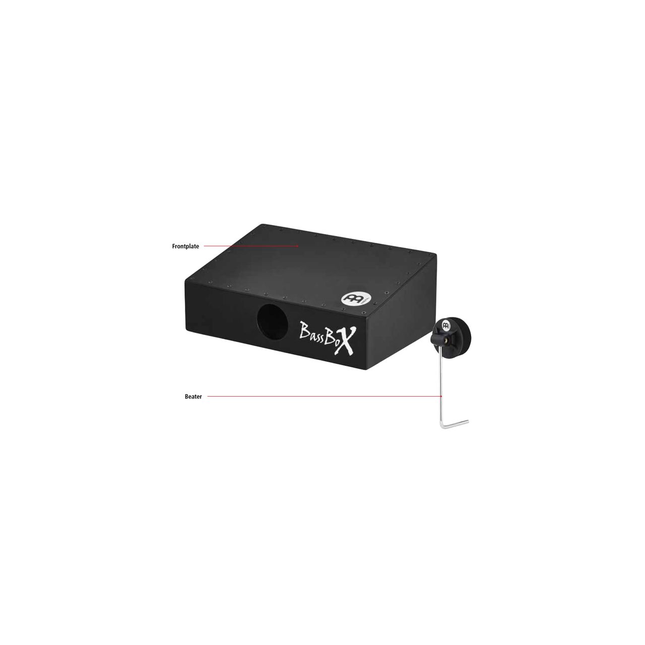 L-Form gebogener Beater für Meinl BassBox