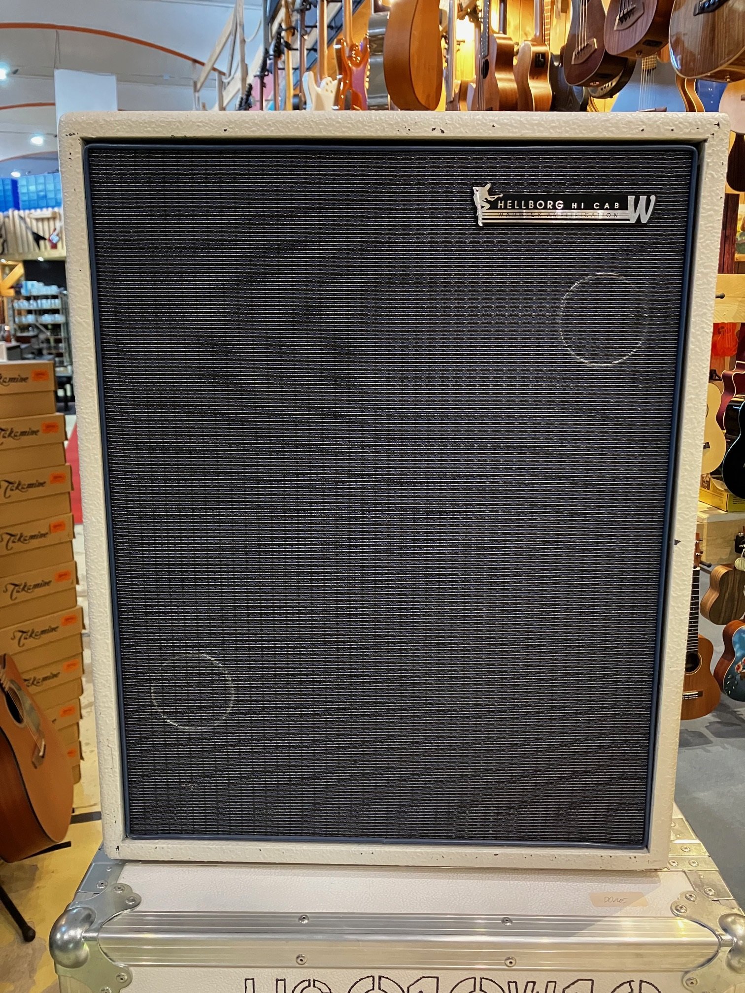 Hi Cab, 2x12 Bass Reflex Cabinet 200W-4Ohm with coaxial Speaker (Showroom-Modell)