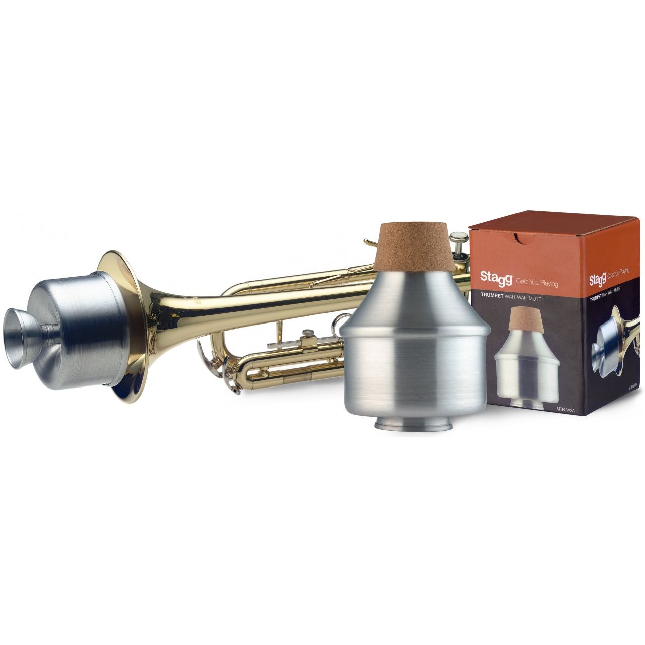 Stagg Dämpfer WAh-Wah für Trompete MTR-W3A