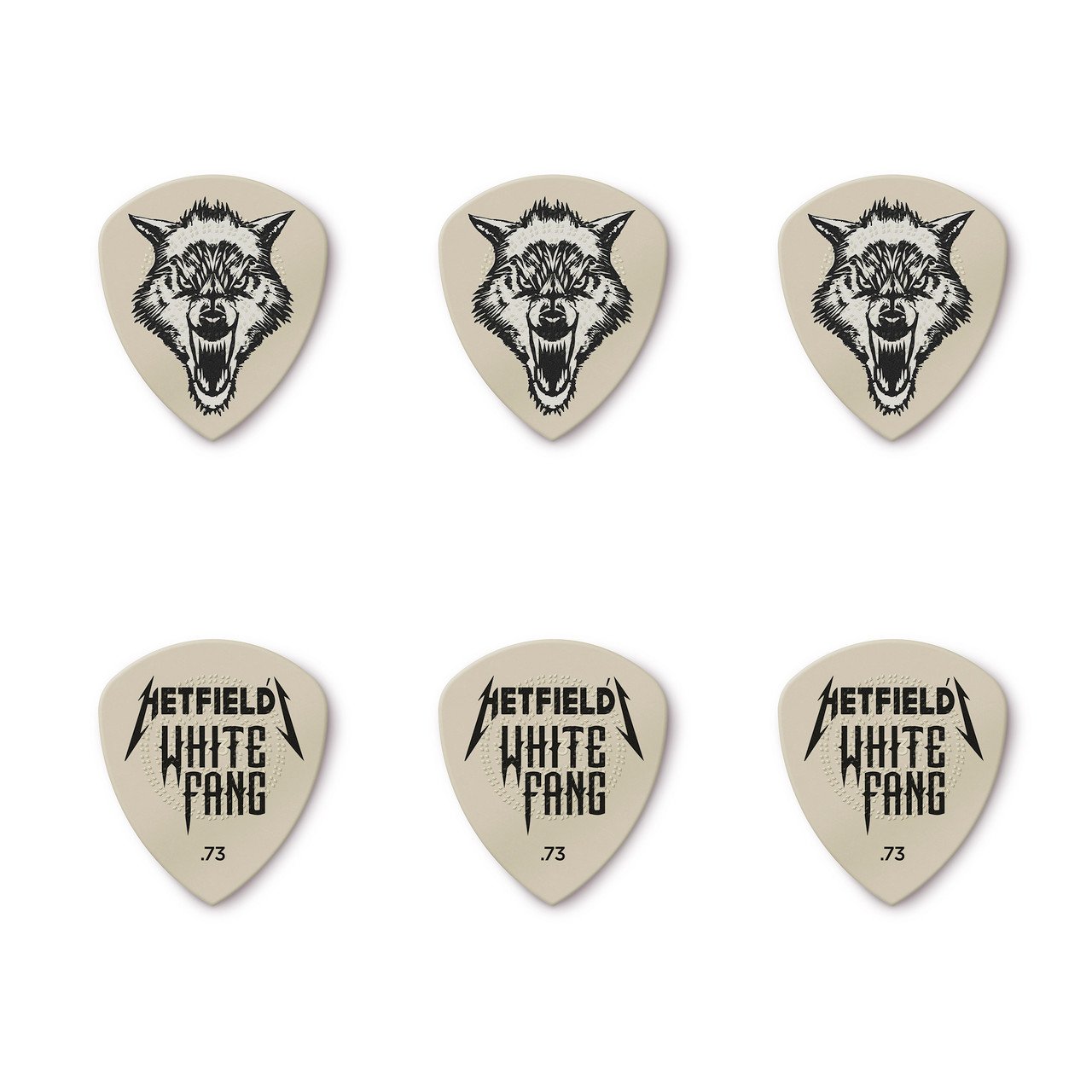 Hetfield White Fang 0.73 mm Pick Tin Box (6 Stck.)