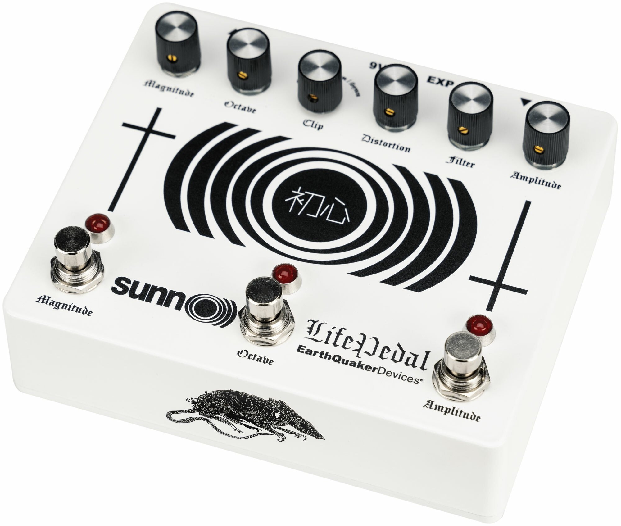 Sunn O))) Life Pedal V3 White - Distortion / Boost / Octaver