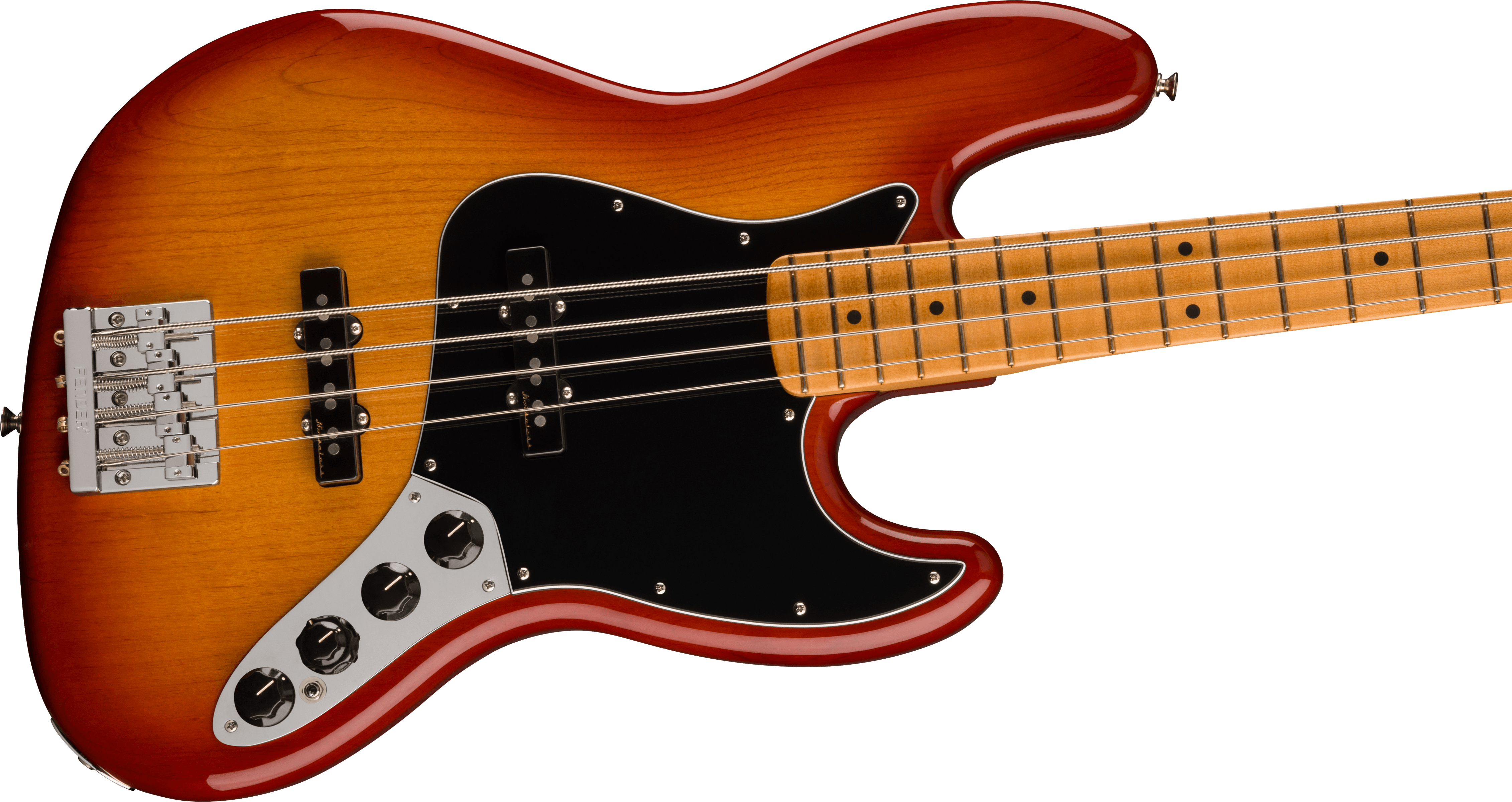 Player Plus Jazz Bass®, Maple Fingerboard, Sienna Sunburst