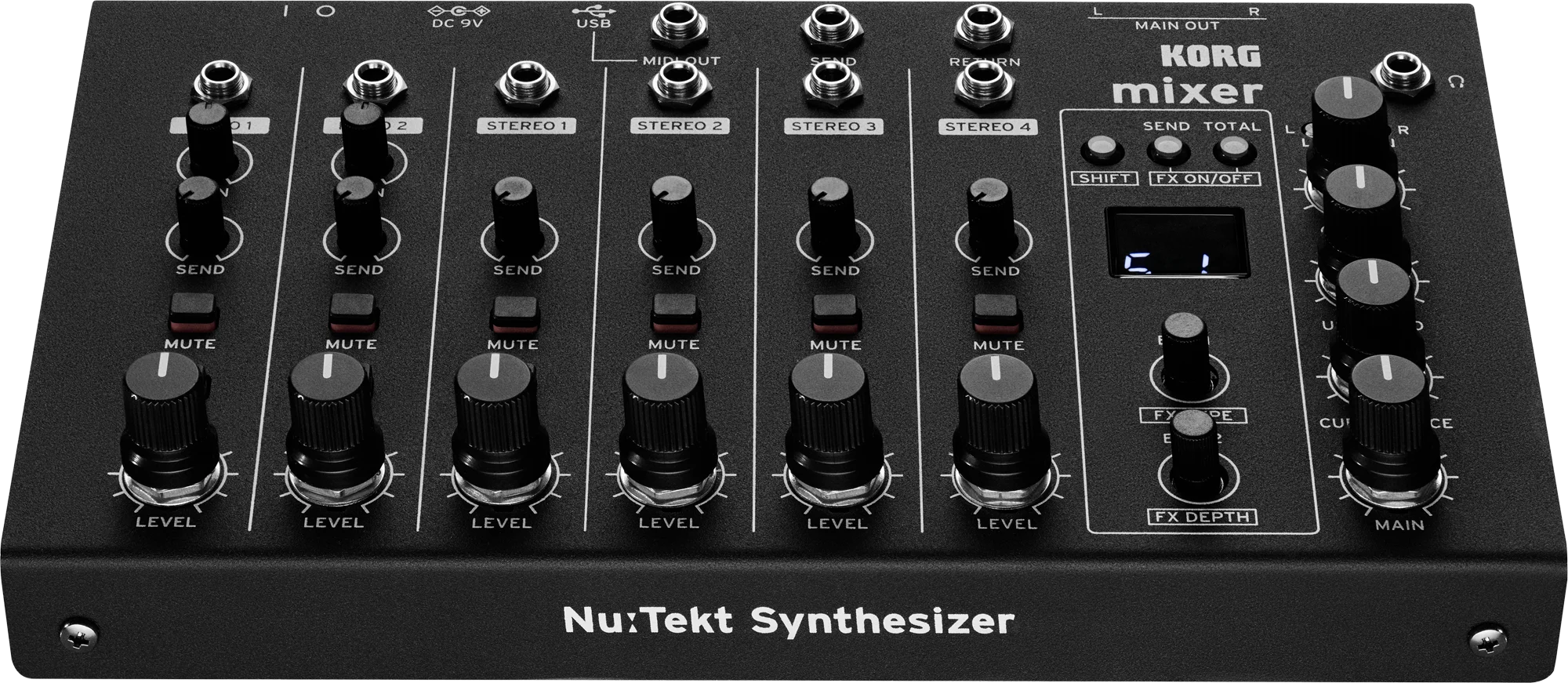 Korg NTS-4 Kaoss Pad Oberseite mit Touchpad