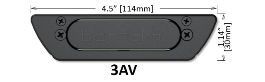 Acoustic Guitar Soundhole Pickup (3AV)