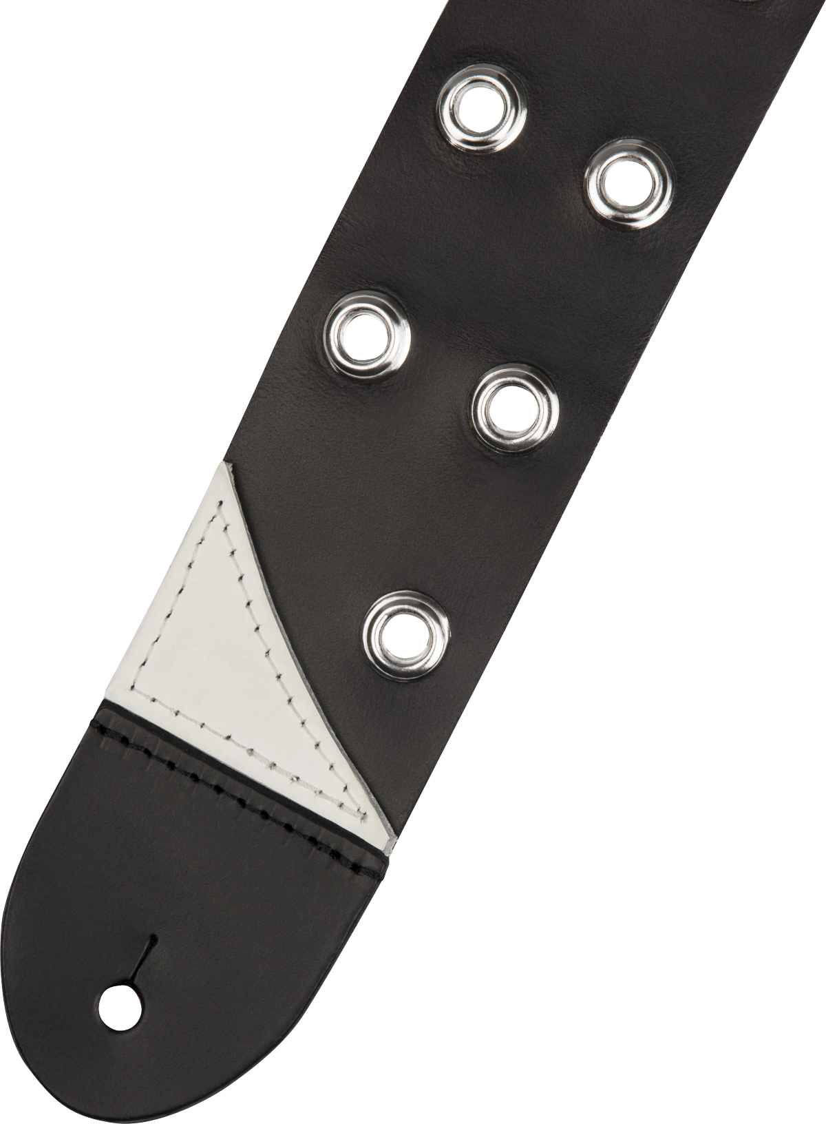 Grommet Leather Strap, Black, 2.5"