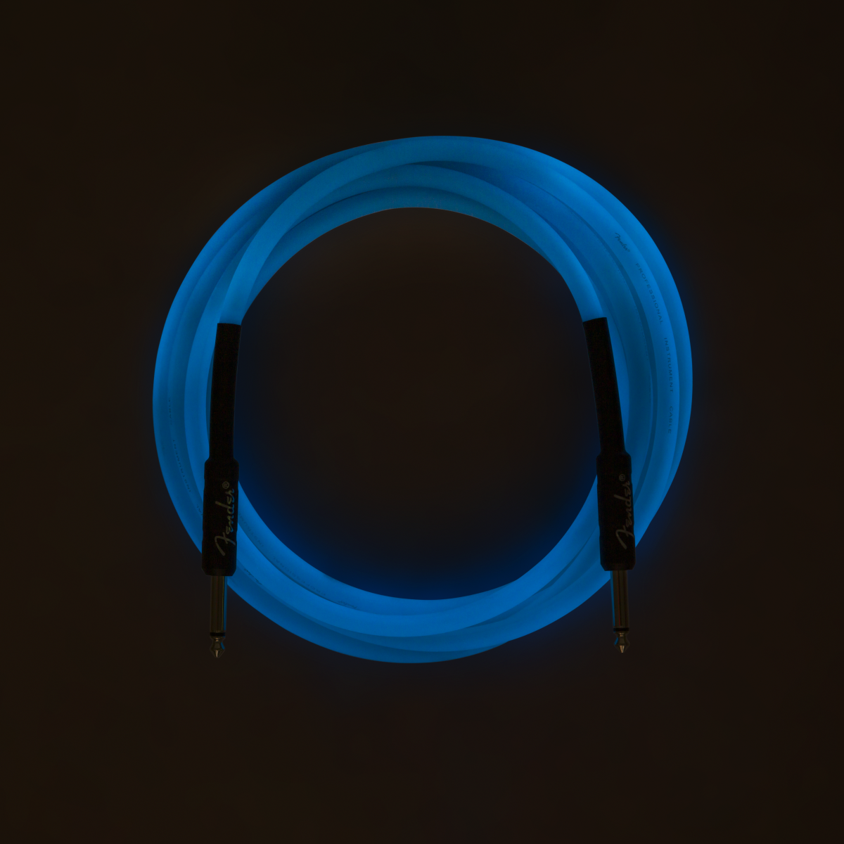 Professional Glow in the Dark Cable, Blue, 18.6'
