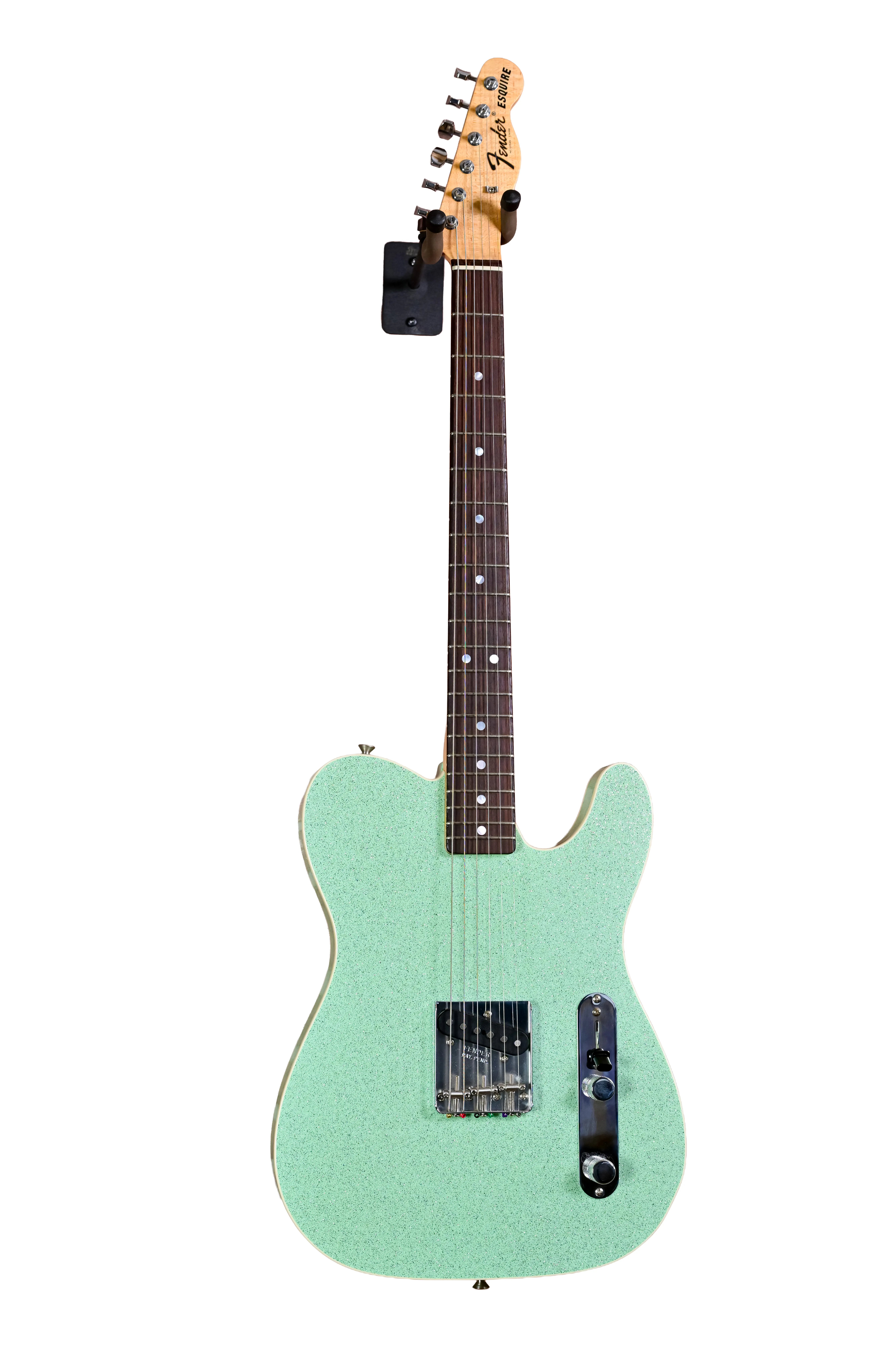 Masterbuilt 60s Esquire NOS by Jason Smith Surf Green with Silver-Green-Blue Flake