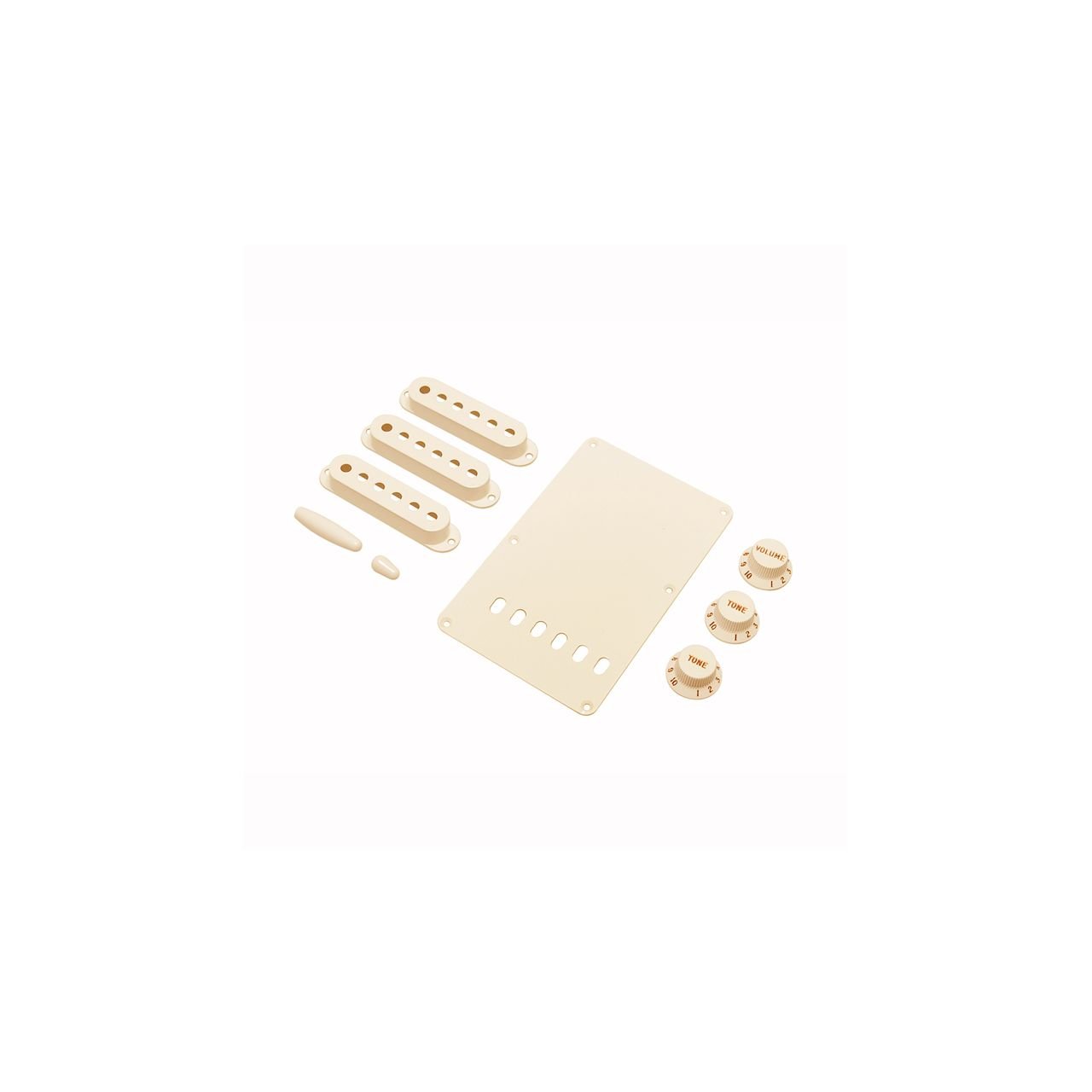 Strat Accessory Kit Aged White - Zubehör Set für Strat in Aged White