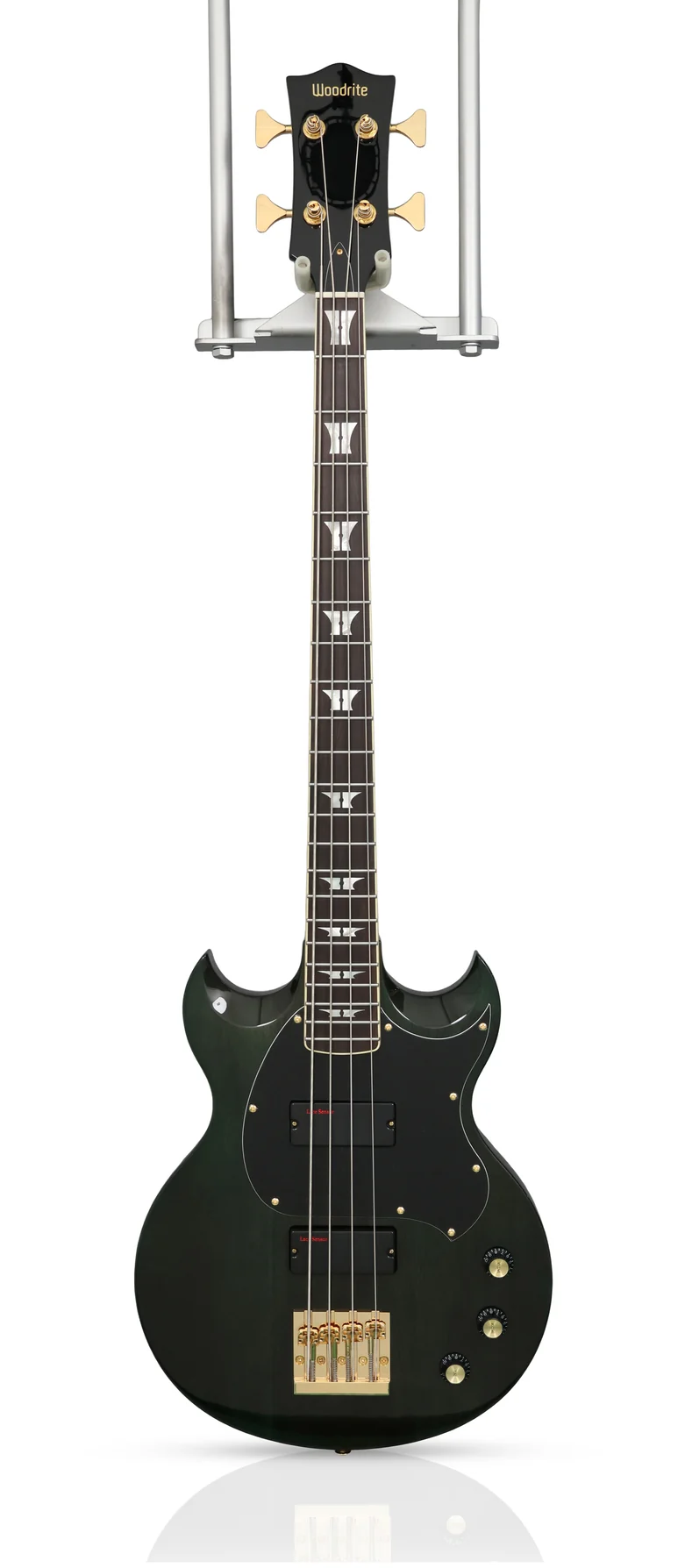 Warlord Bass Transparent Emrald  Green