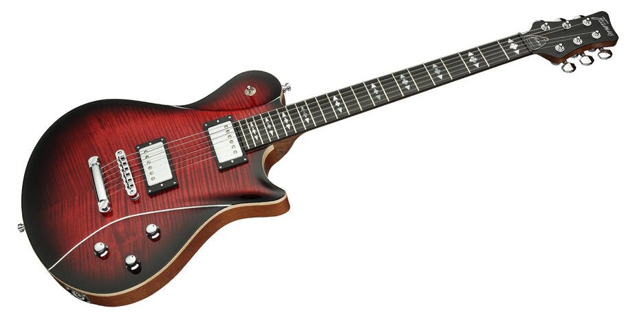 Teambuilt Pro Series Panthera II Supreme - Burgundy Blackburst Transparent High Polish, Satin Back /