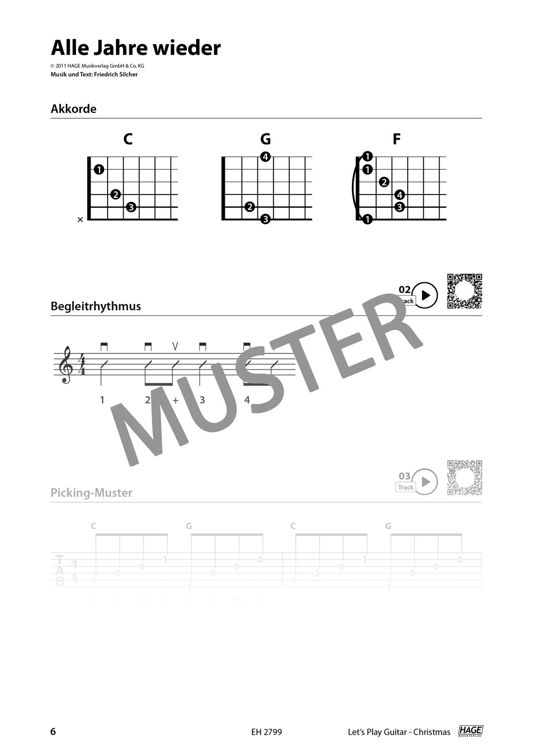 Let's Play Guitar Christmas (mit QR-Codes)