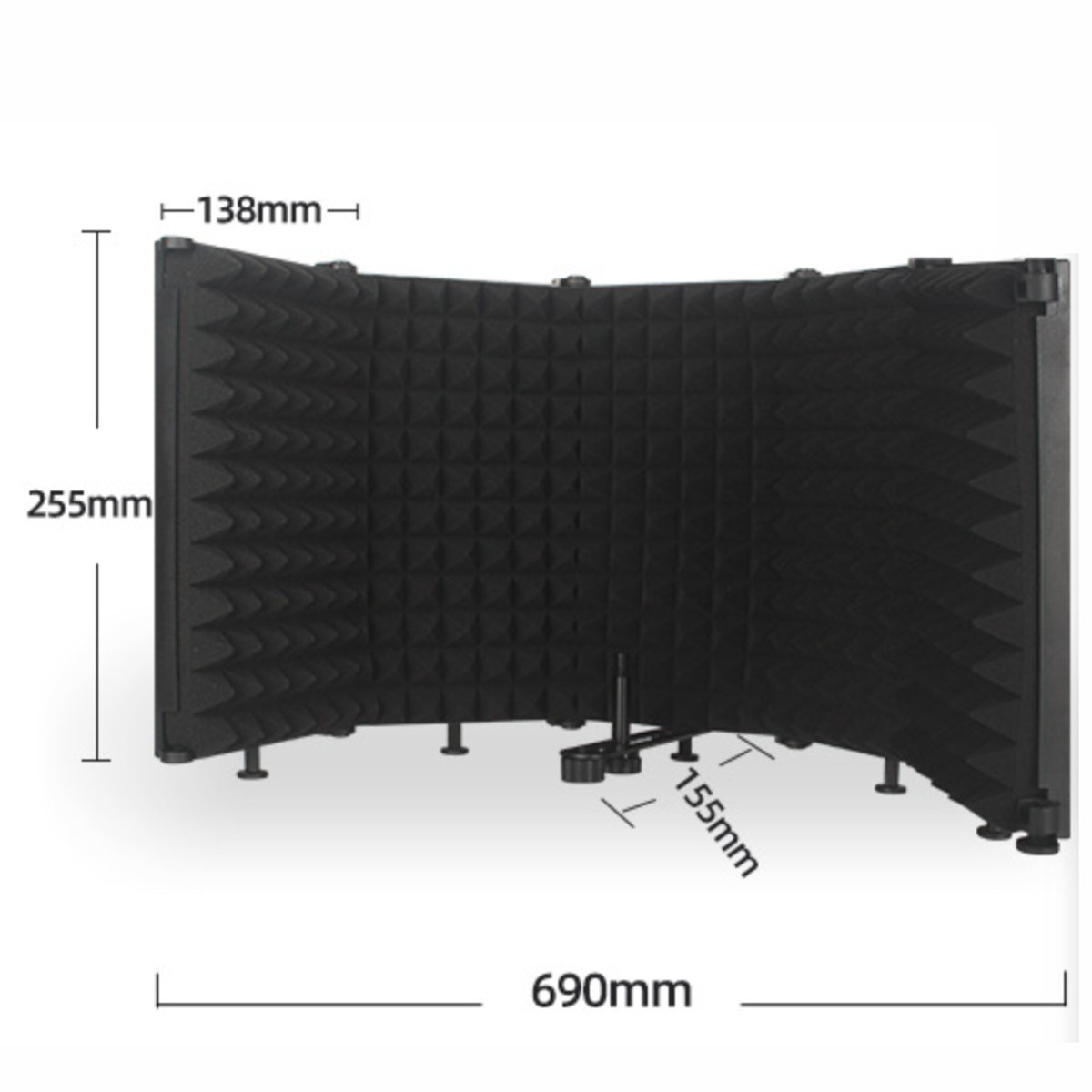 Mikrofon Micscreen/Schallschutzkabine