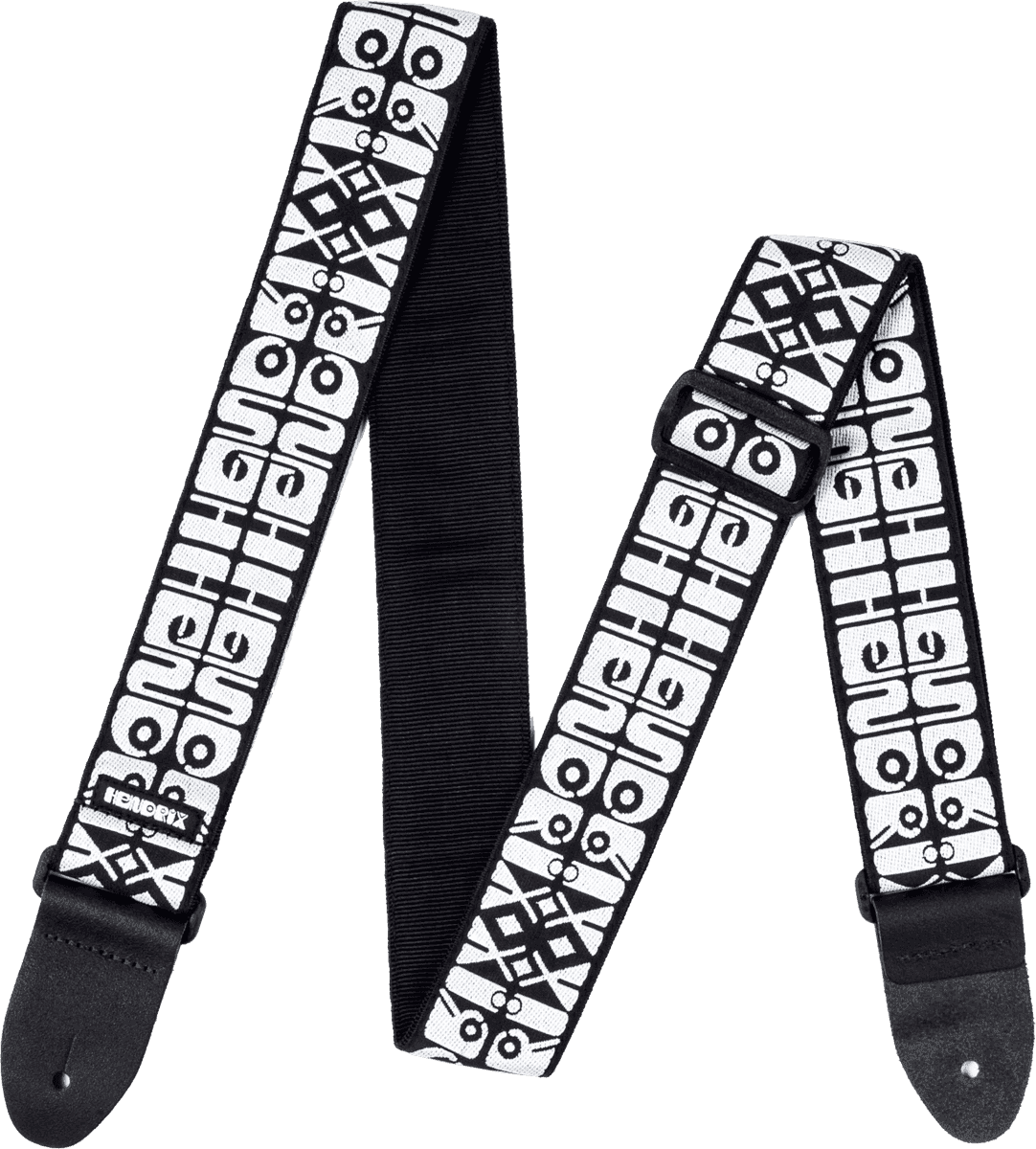 Jimi Hendrix Strap Logo black/white - Gitarrengurt