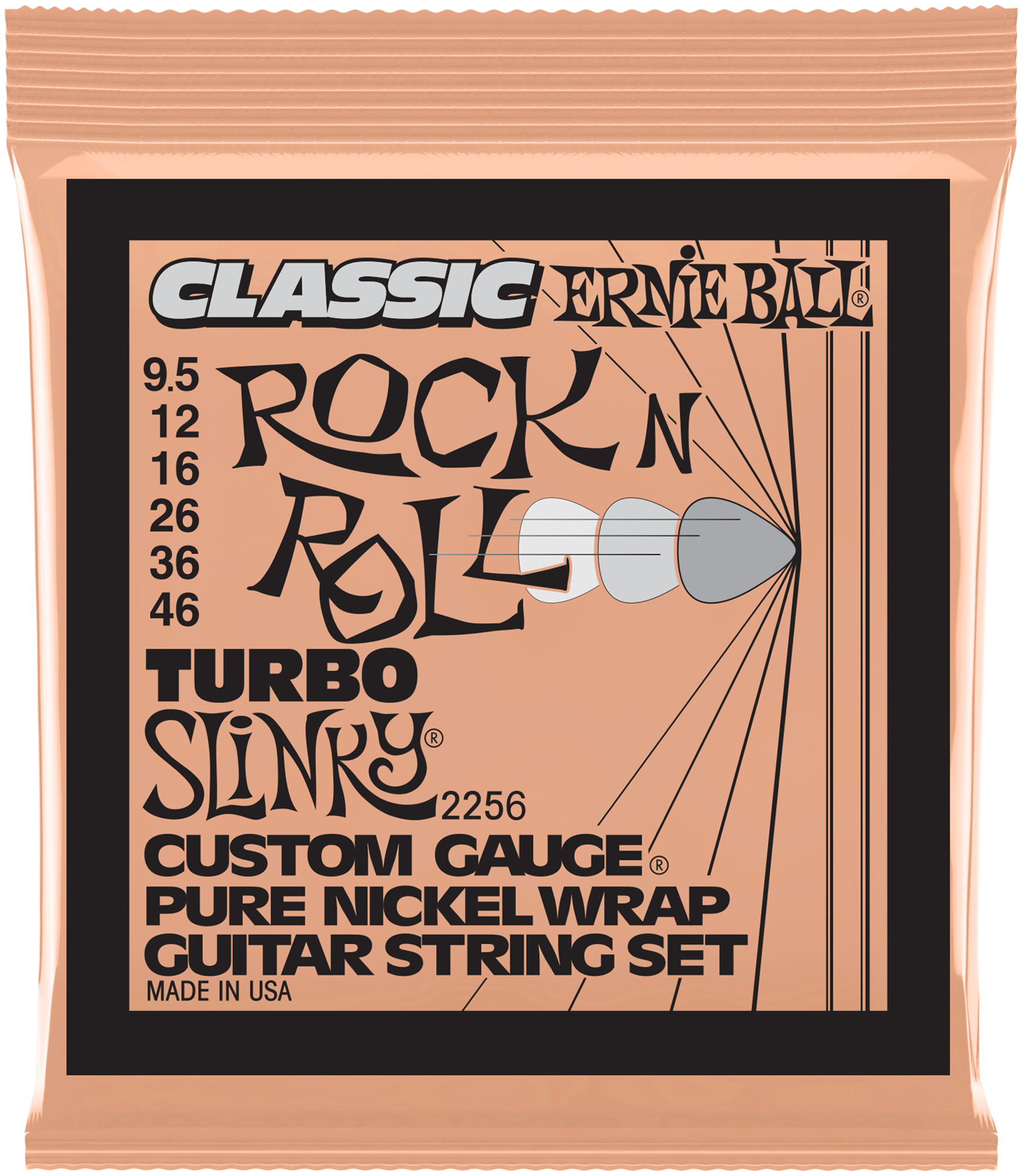 Saitensatz, E-Gitarre Turbo Slinky Classic Rock n Roll 9.5-46 
