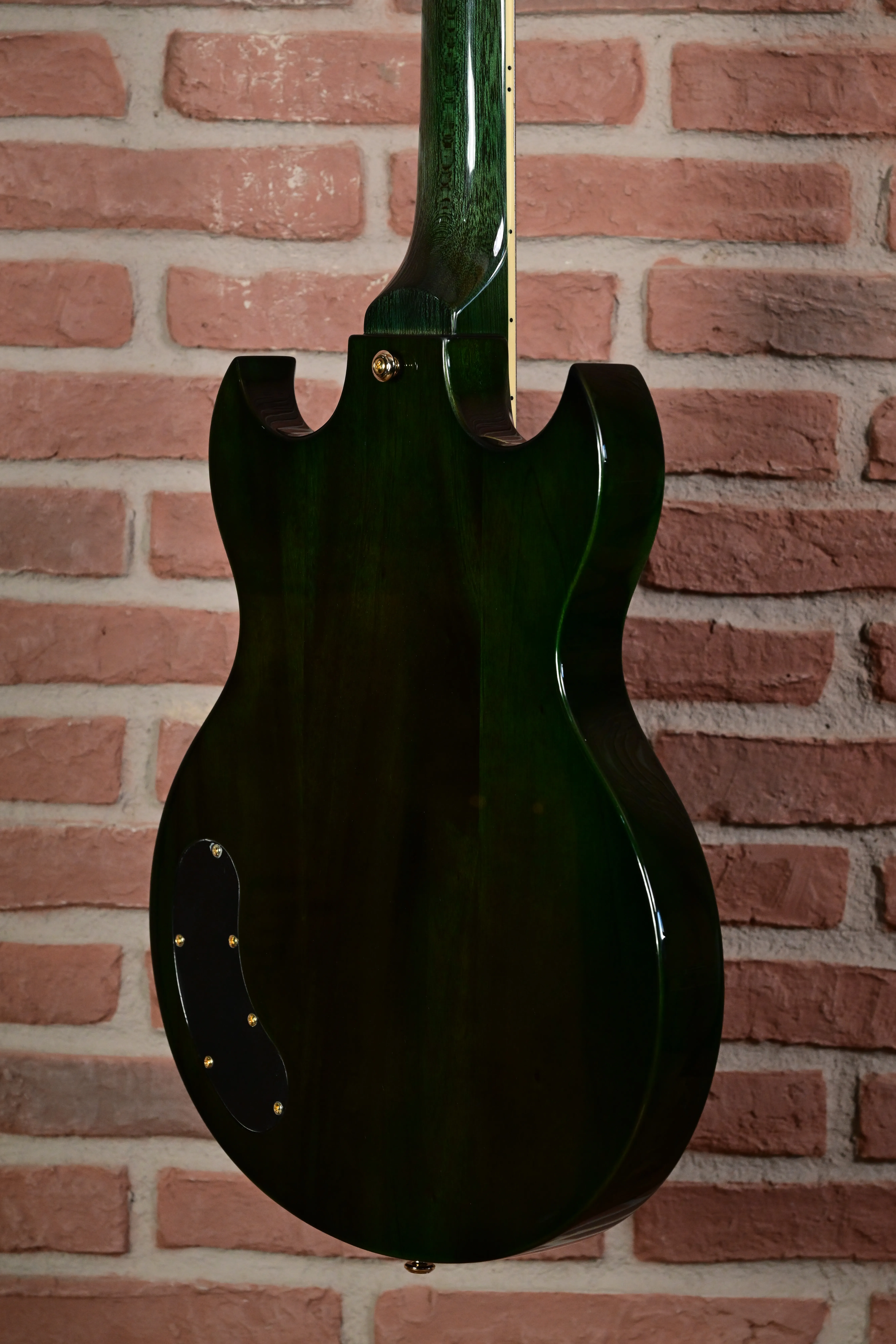 Warlord Bass Transparent Emrald  Green