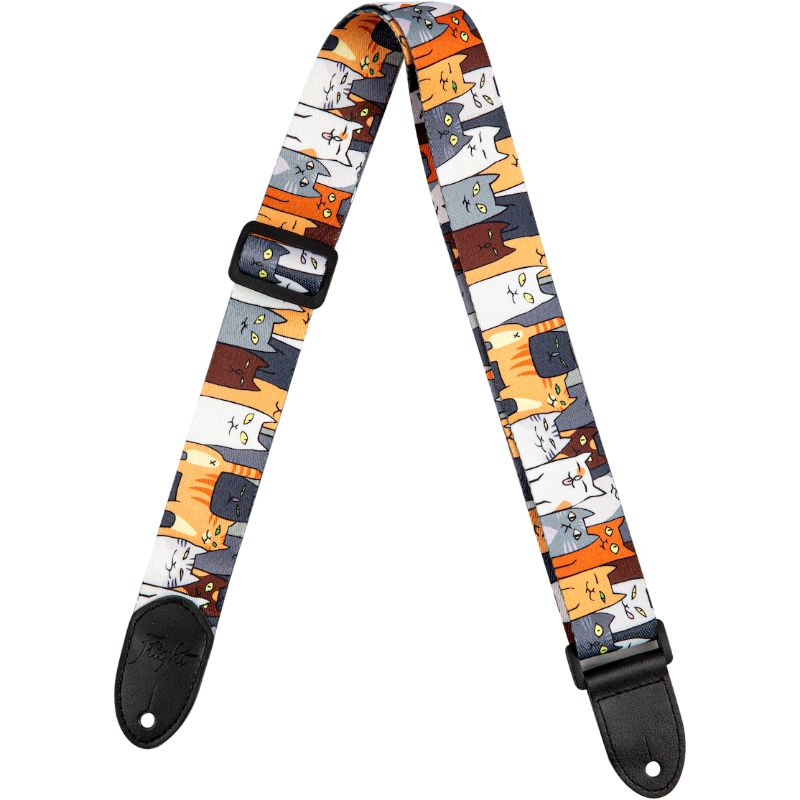 S35 Cats Polyester Ukulele Strap
