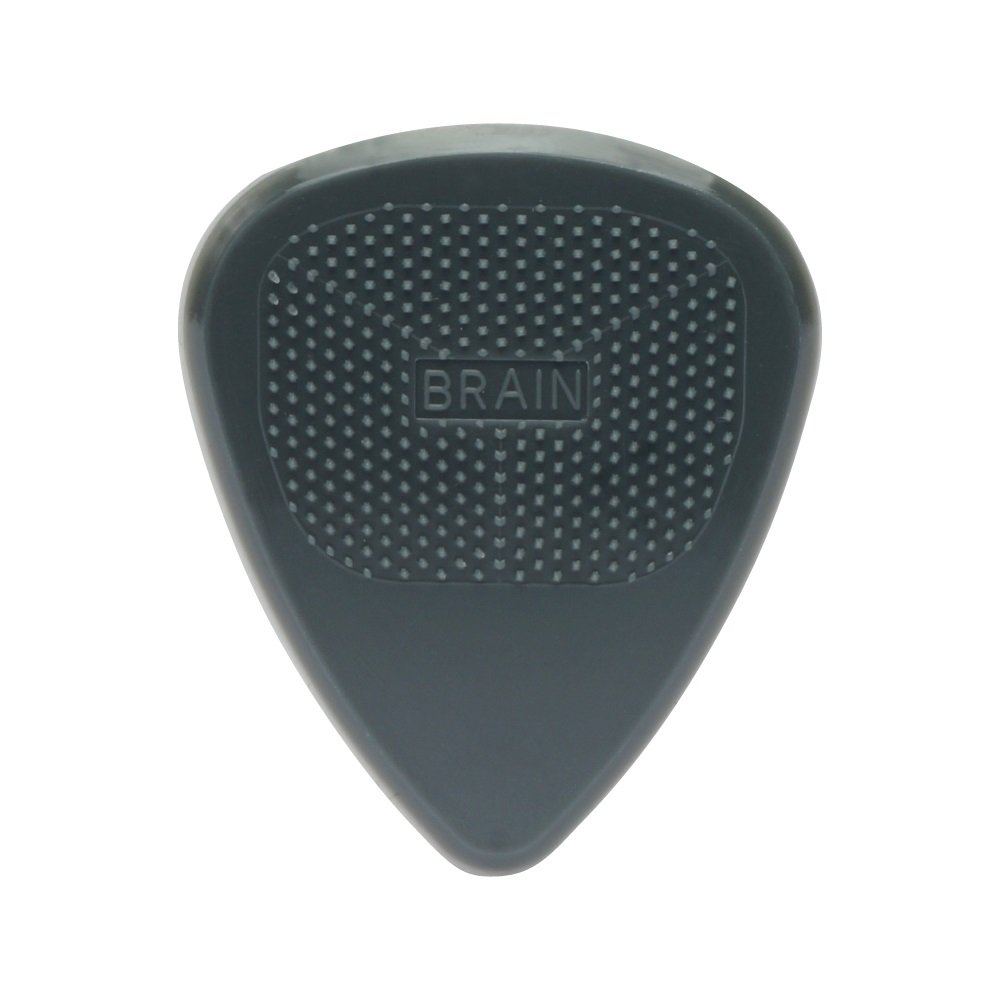 Snarling Dog Brain Picks - 351 Shape (TSDB351 1.0), 12 pcs Pick Pack, 1.00 mm, Grey