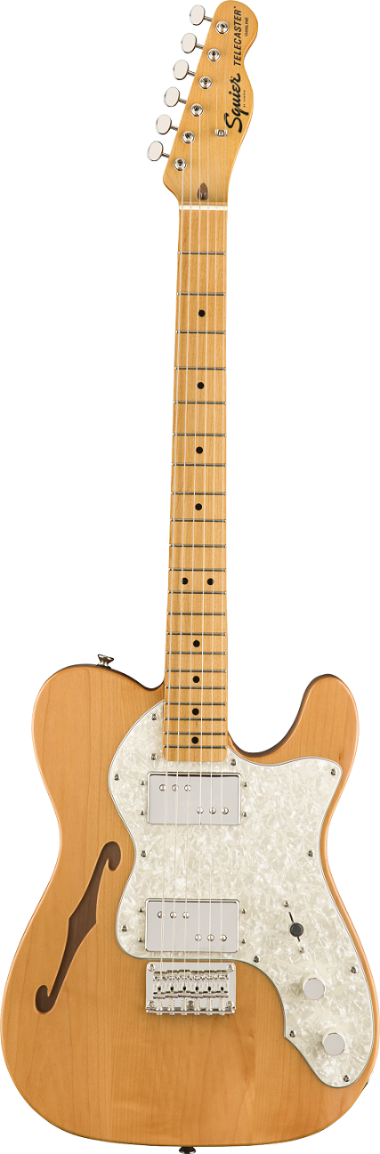 Classic Vibe 70s Telecaster Thinline, Maple Fingerboard, Natural