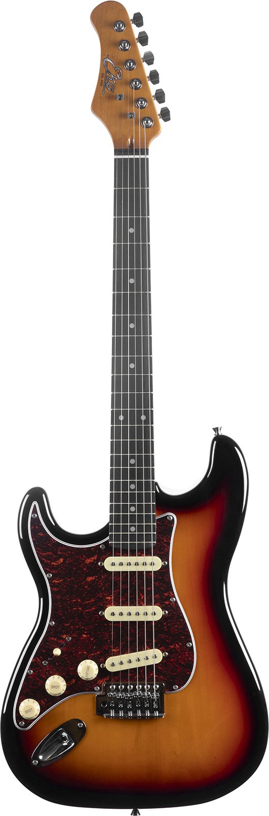 ST-300 Lefty E-Gitarre Sunburst