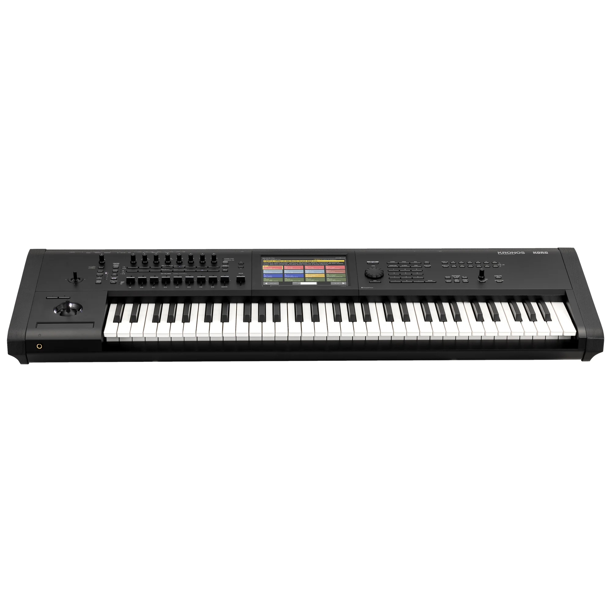 Korg Kronos 61 2025 TouchView 8-Zoll Display mit Combi-Ansicht