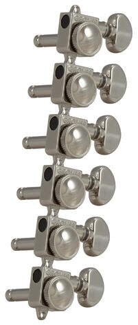505FVN Roto-Grip Locking Rotomatics for Vintage F-Style Tuners - Guitar Machine Heads, 6-in-Line, Ba