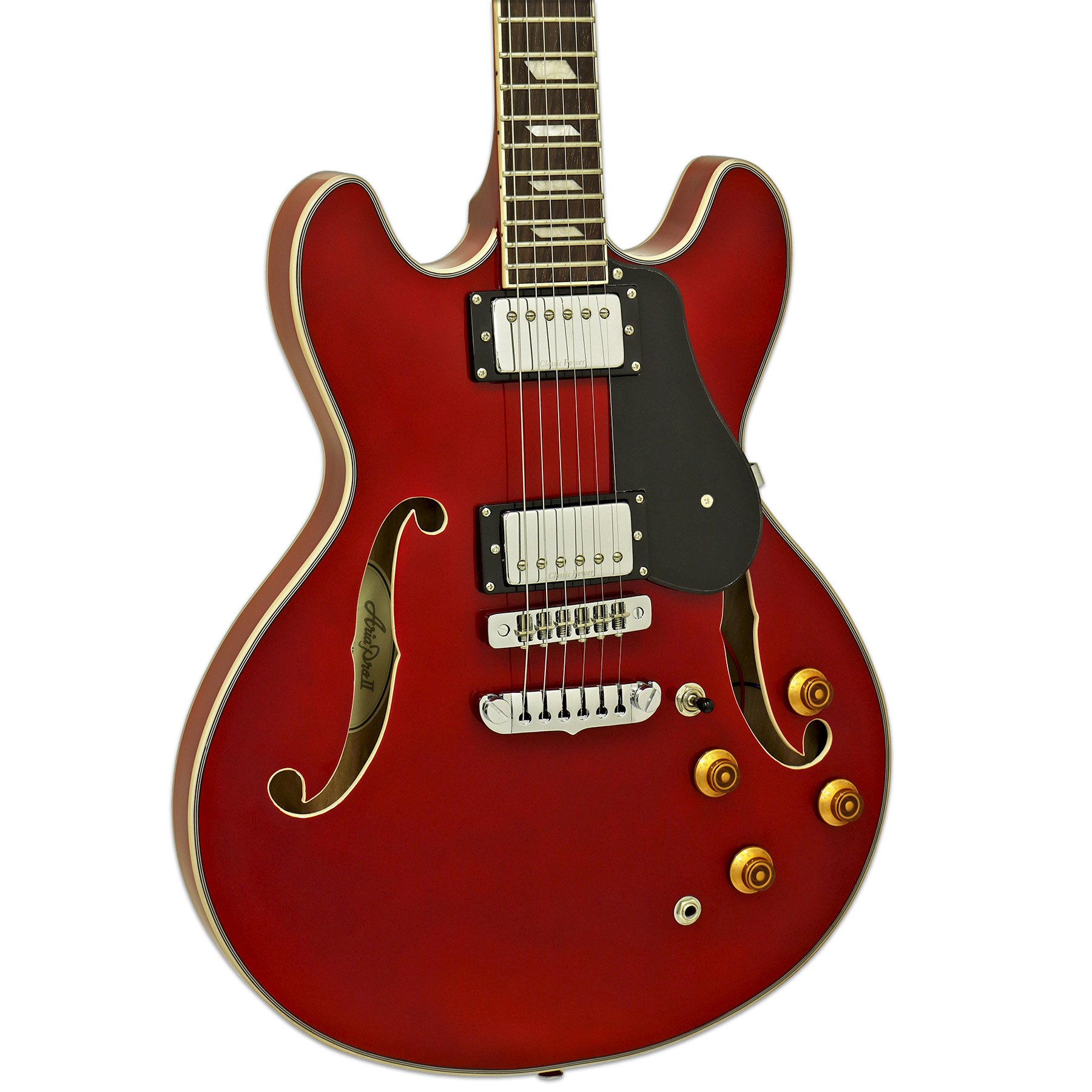 TA-CLASSIC Halbresonanzgitarre in Wine Red
