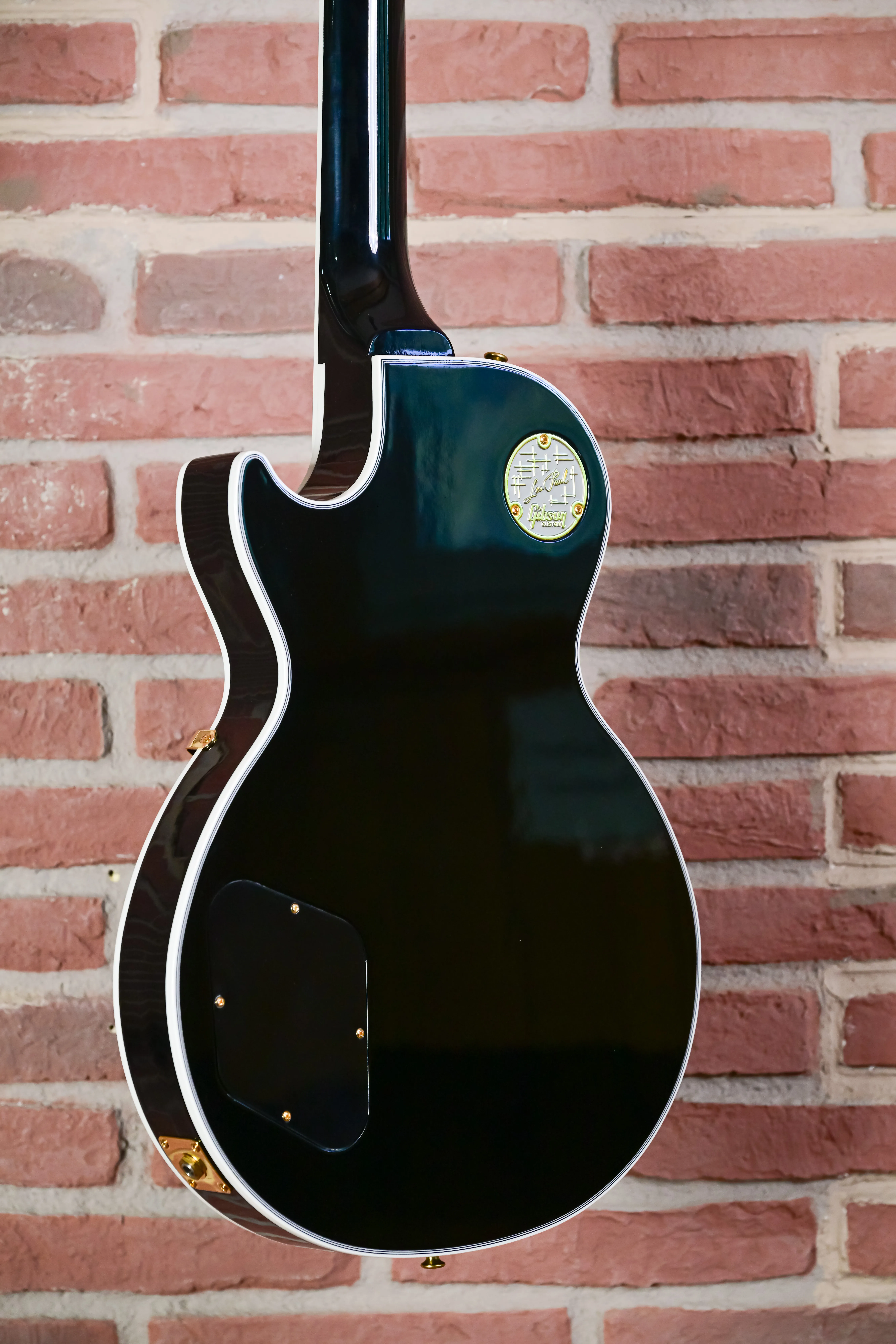 Les Paul Custom Long Scale Ebony Gloss Gold Hardware Custom Shop